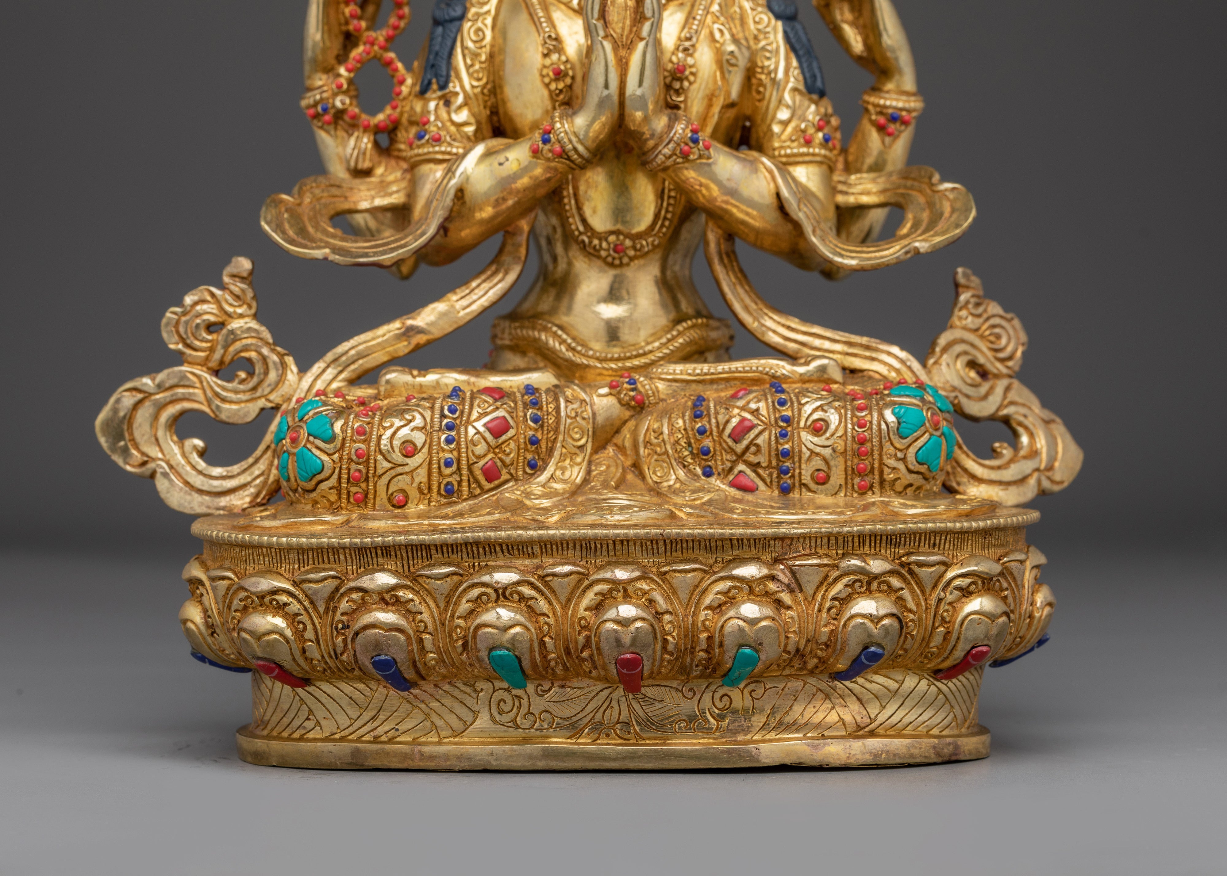 Compassion Deity Avalokiteshvara Sculpture | Also known as chenrezig