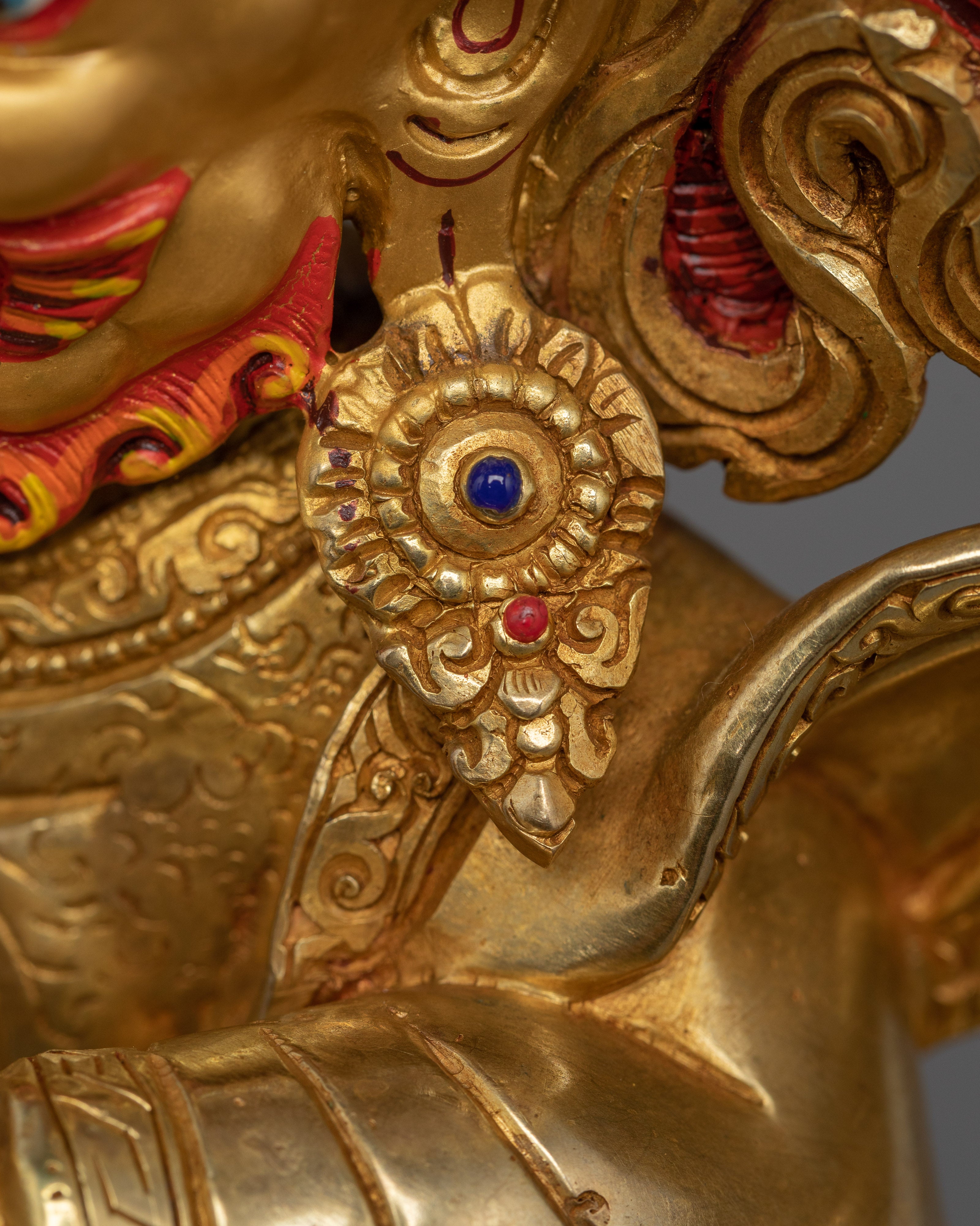 Buddhist Deity Mahakala Bernagchen Statue | Wrathful Protector Sculpture