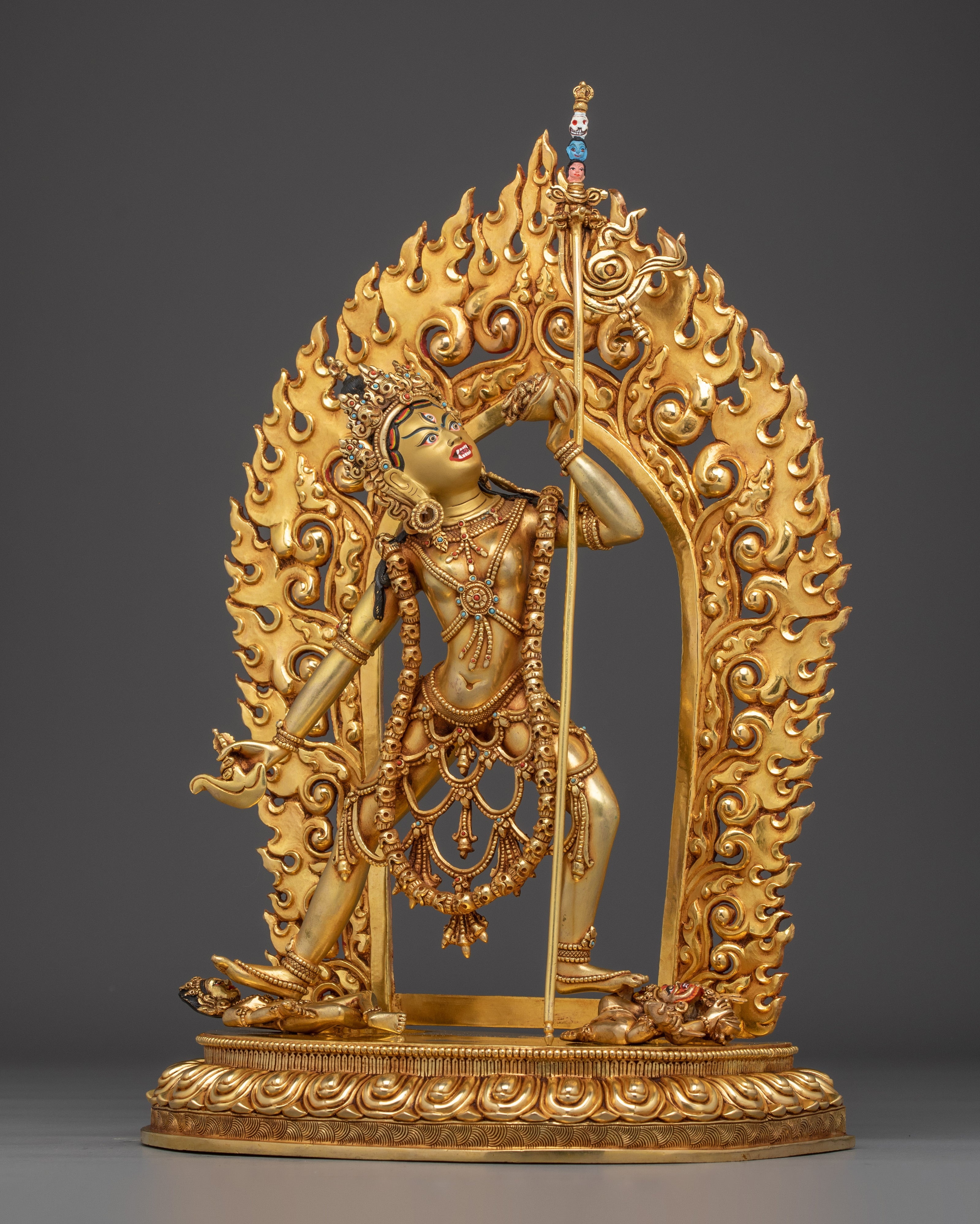 Wrathful Goddess Vajrayogini Sculpture | Tantric goddess