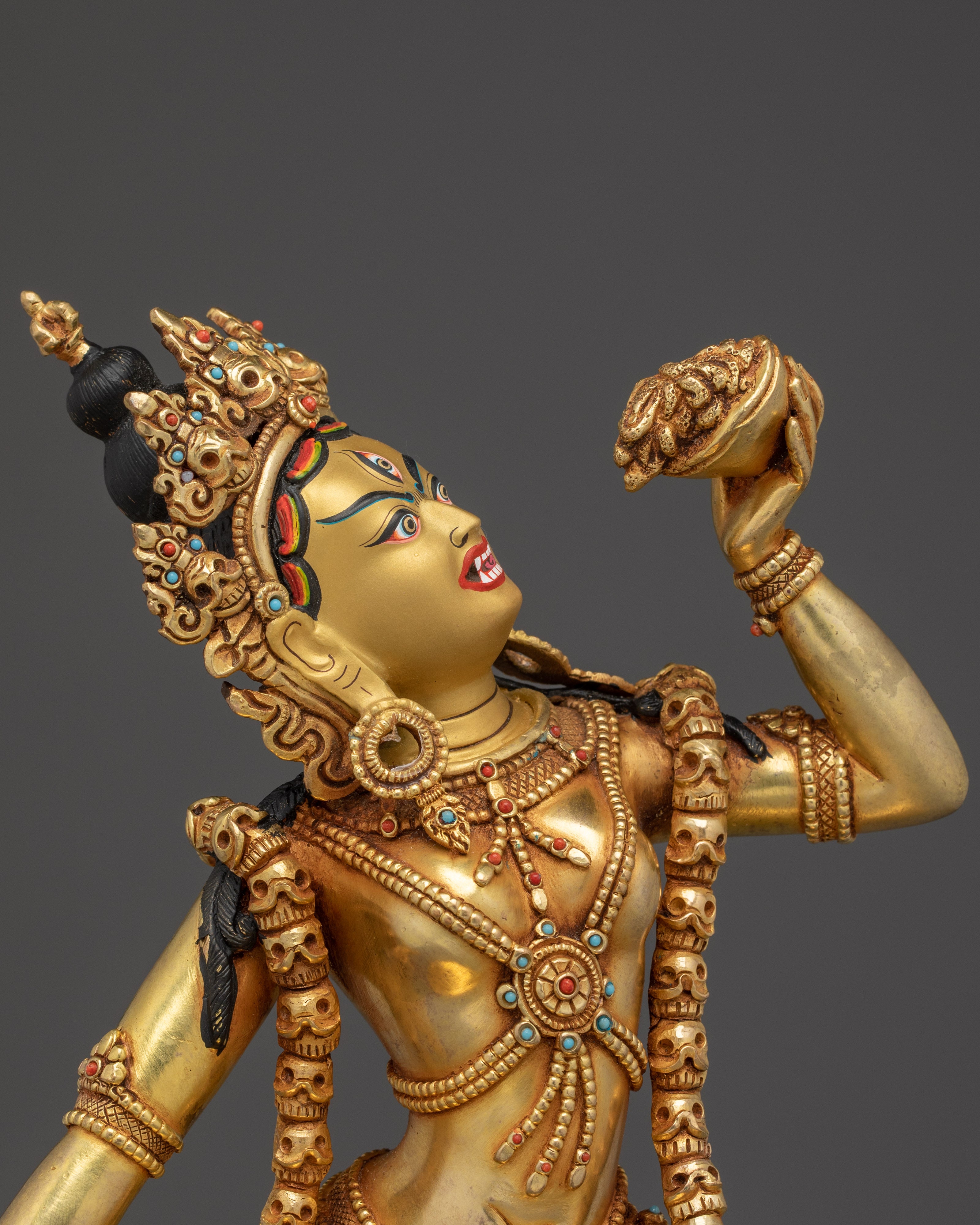 Wrathful Goddess Vajrayogini Sculpture | Tantric goddess