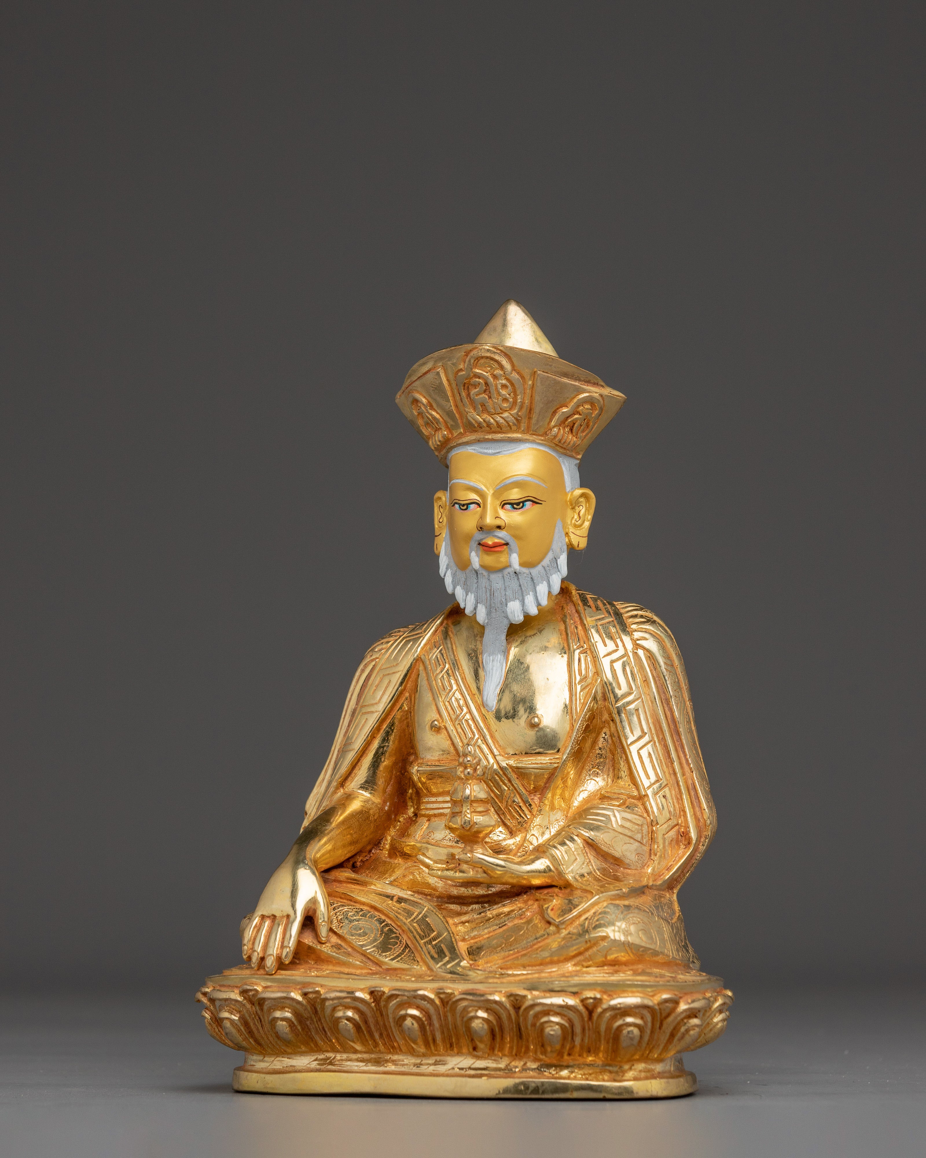 Himalayan Guru Shapdum Statue | Zhabdrung Rinpoche Spiritual Artwork