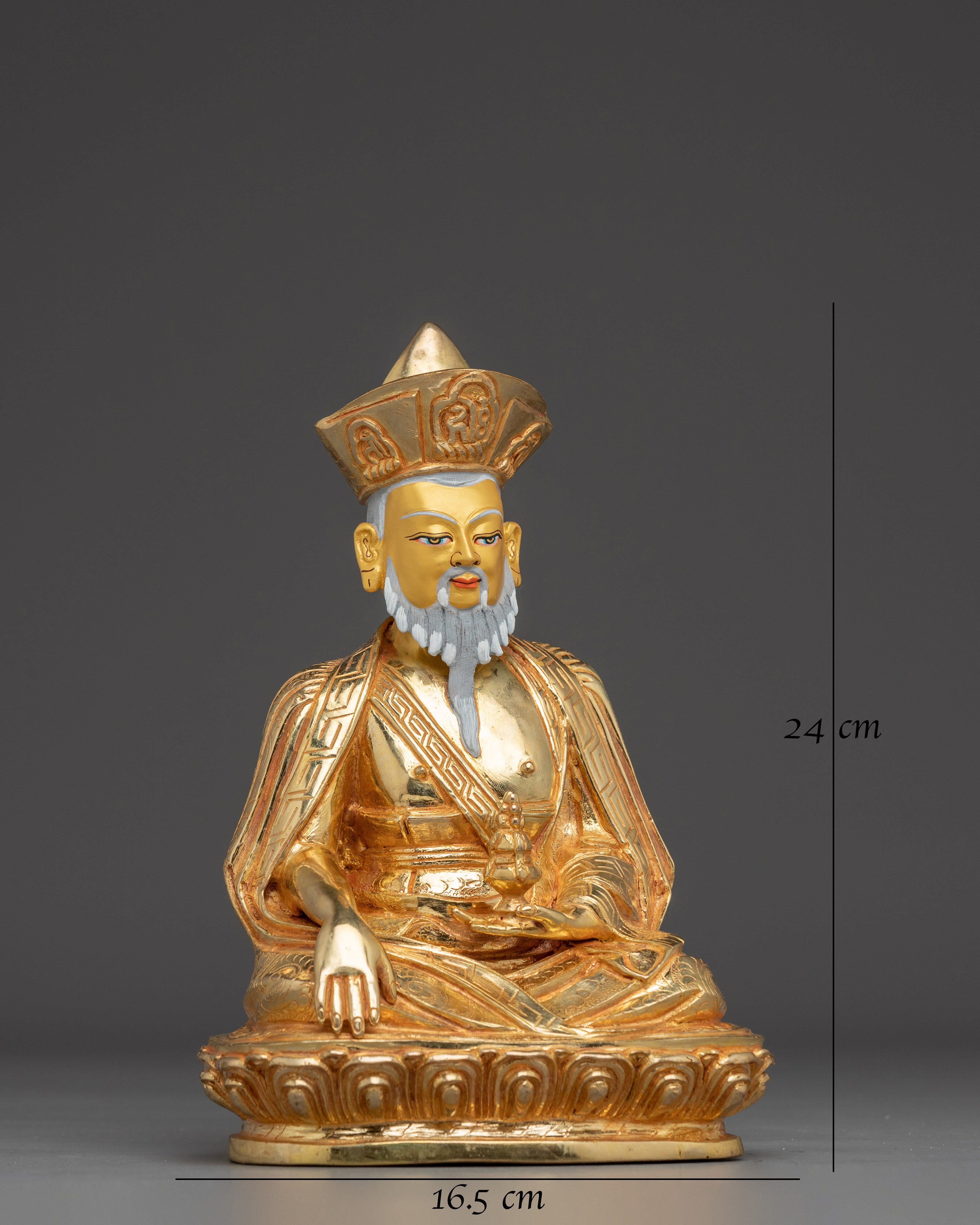 Himalayan Guru Shapdum Statue | Zhabdrung Rinpoche Spiritual Artwork