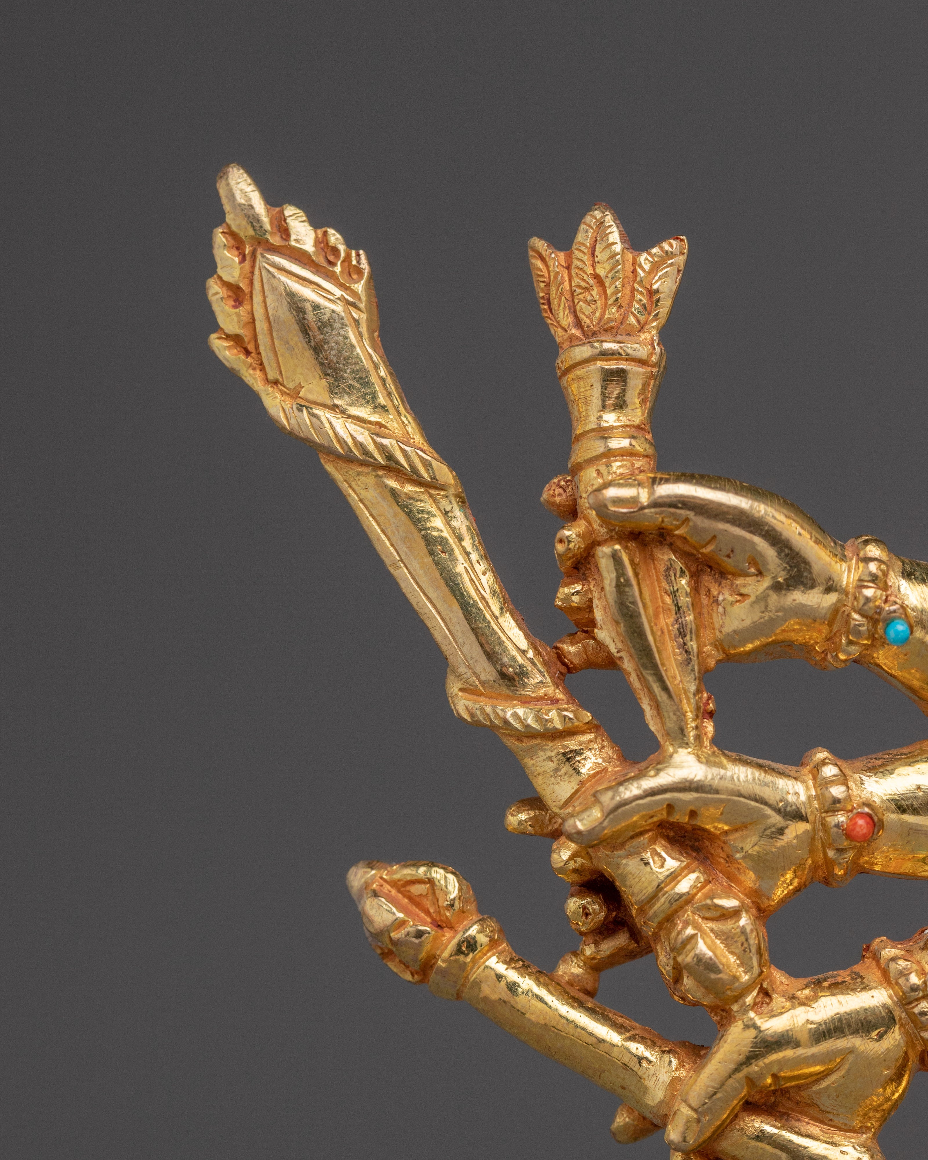 Multi-armed Ganesha Statue | Embodiment of Intelligence and Wisdom