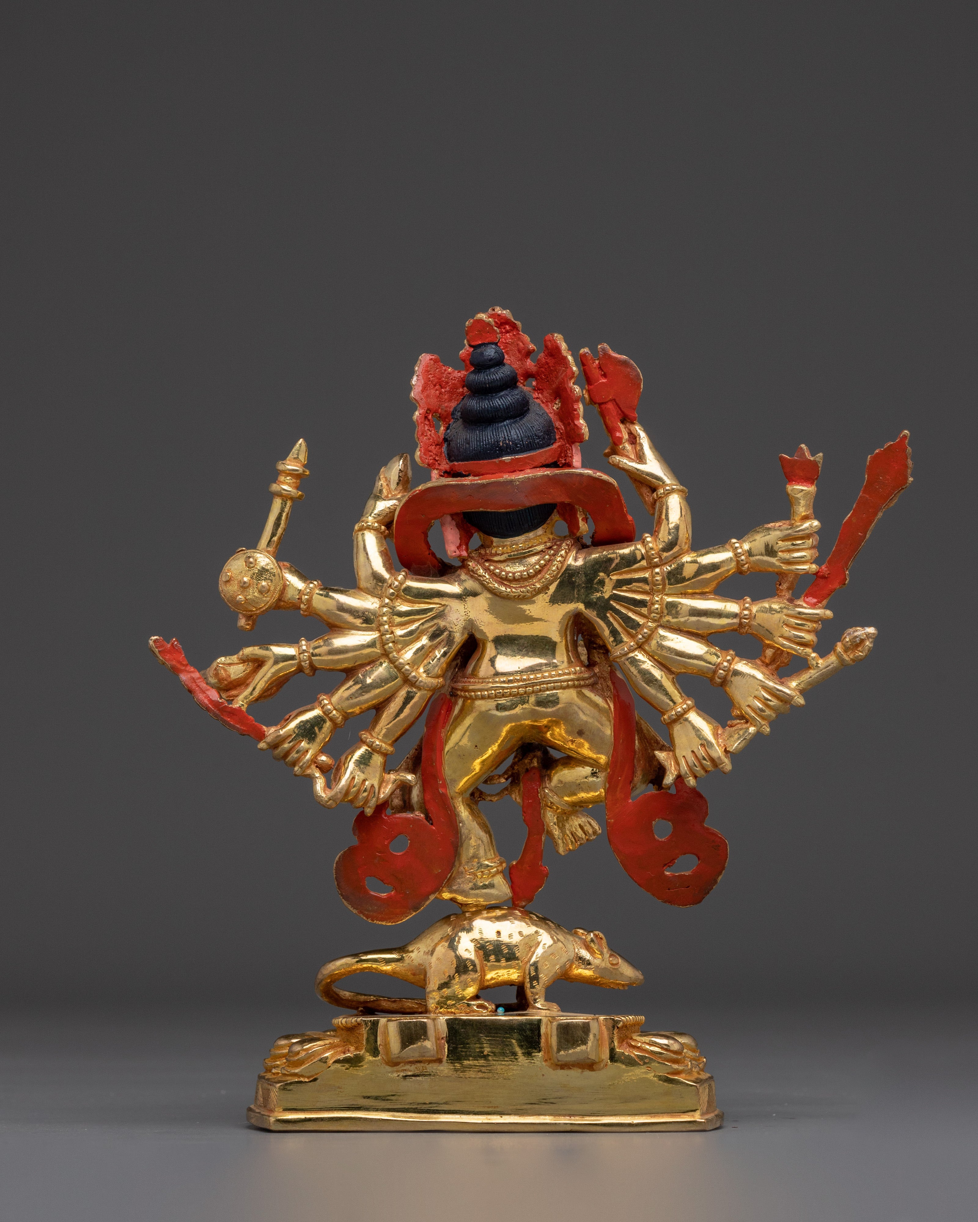 Multi-armed Ganesha Statue | Embodiment of Intelligence and Wisdom