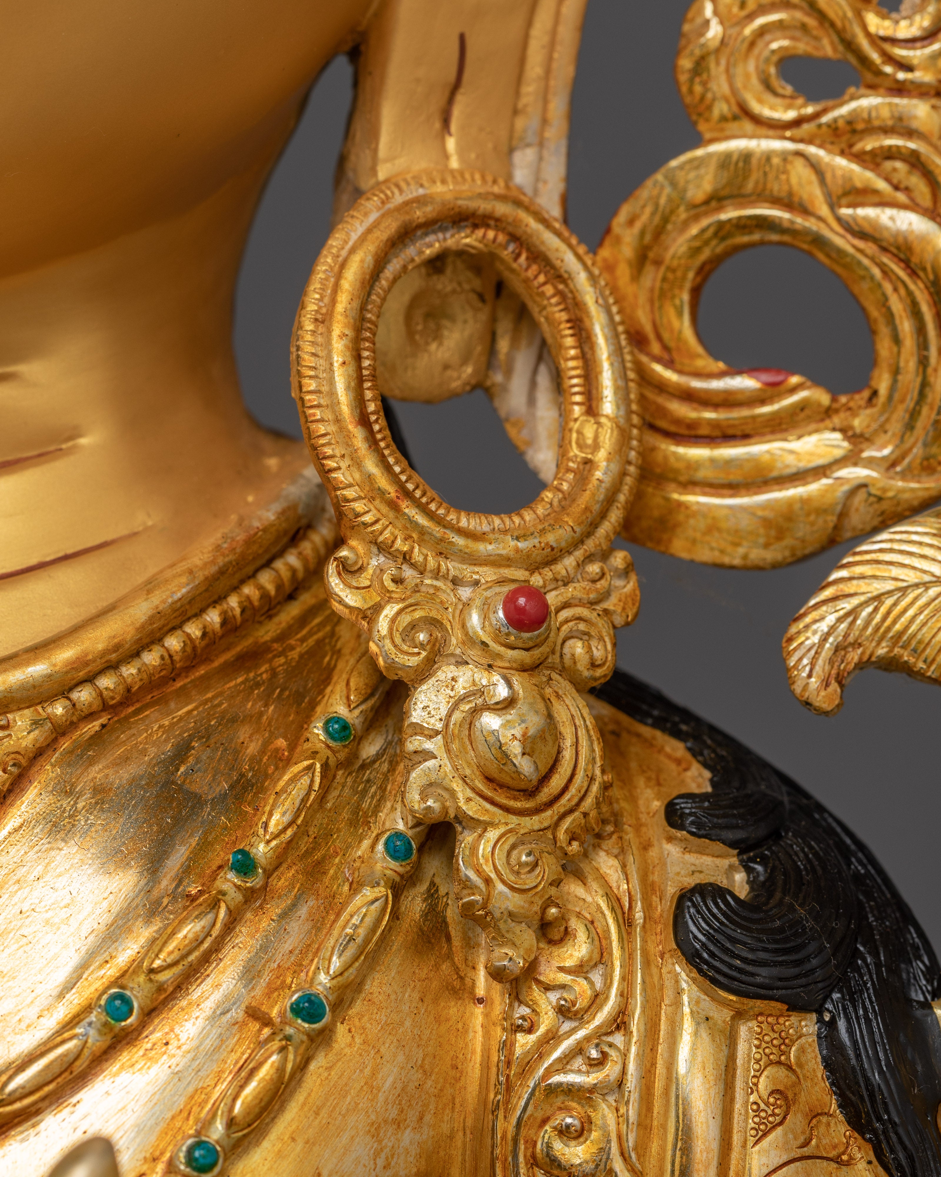 Wisdom Deity Manjushri Artwork | Himalayan Spiritual Figurine