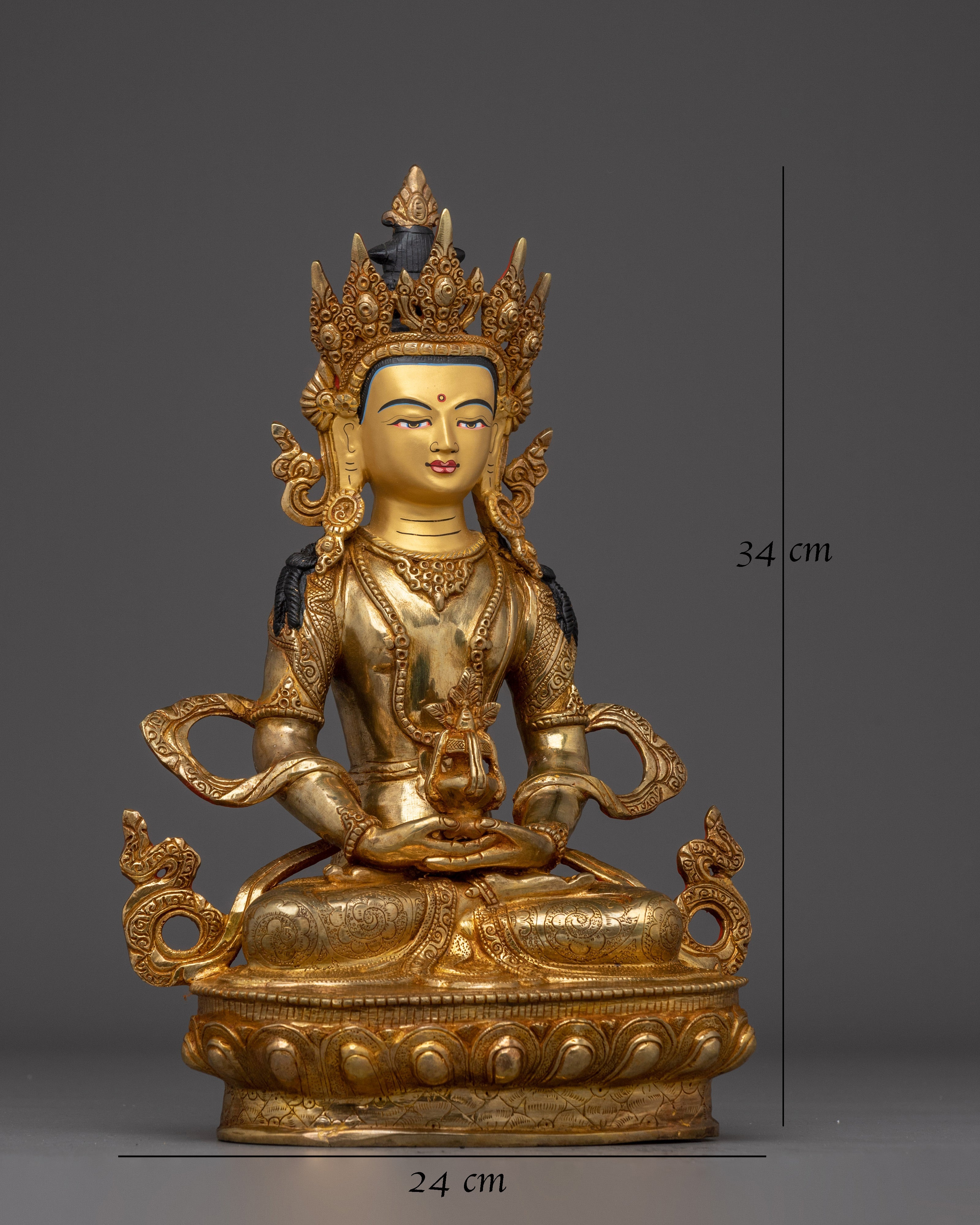 Long Life Blessing Statue of Bodhisattva Amitayus