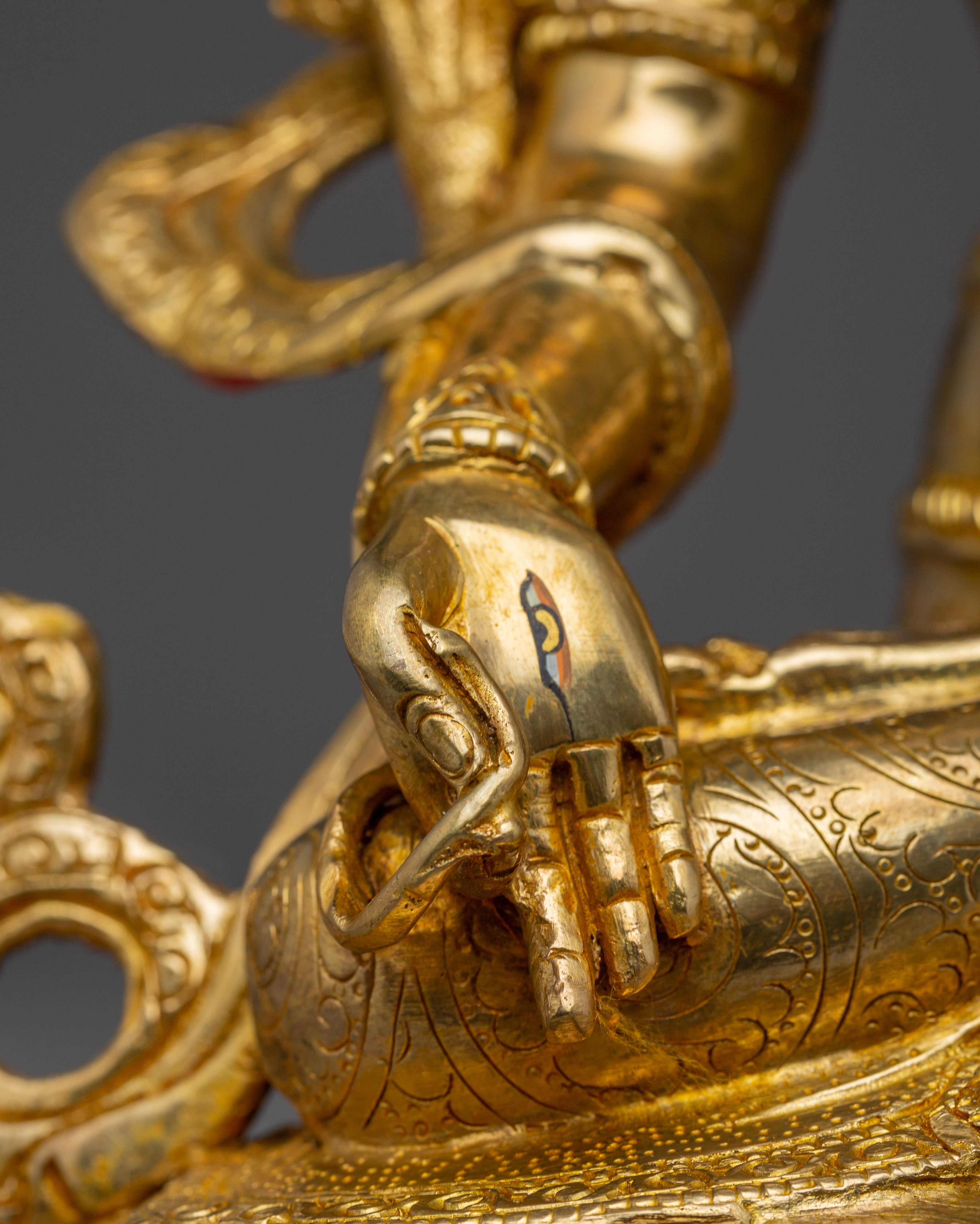 White Tara Gold Gilded Copper | Enlightened Feminine Energy