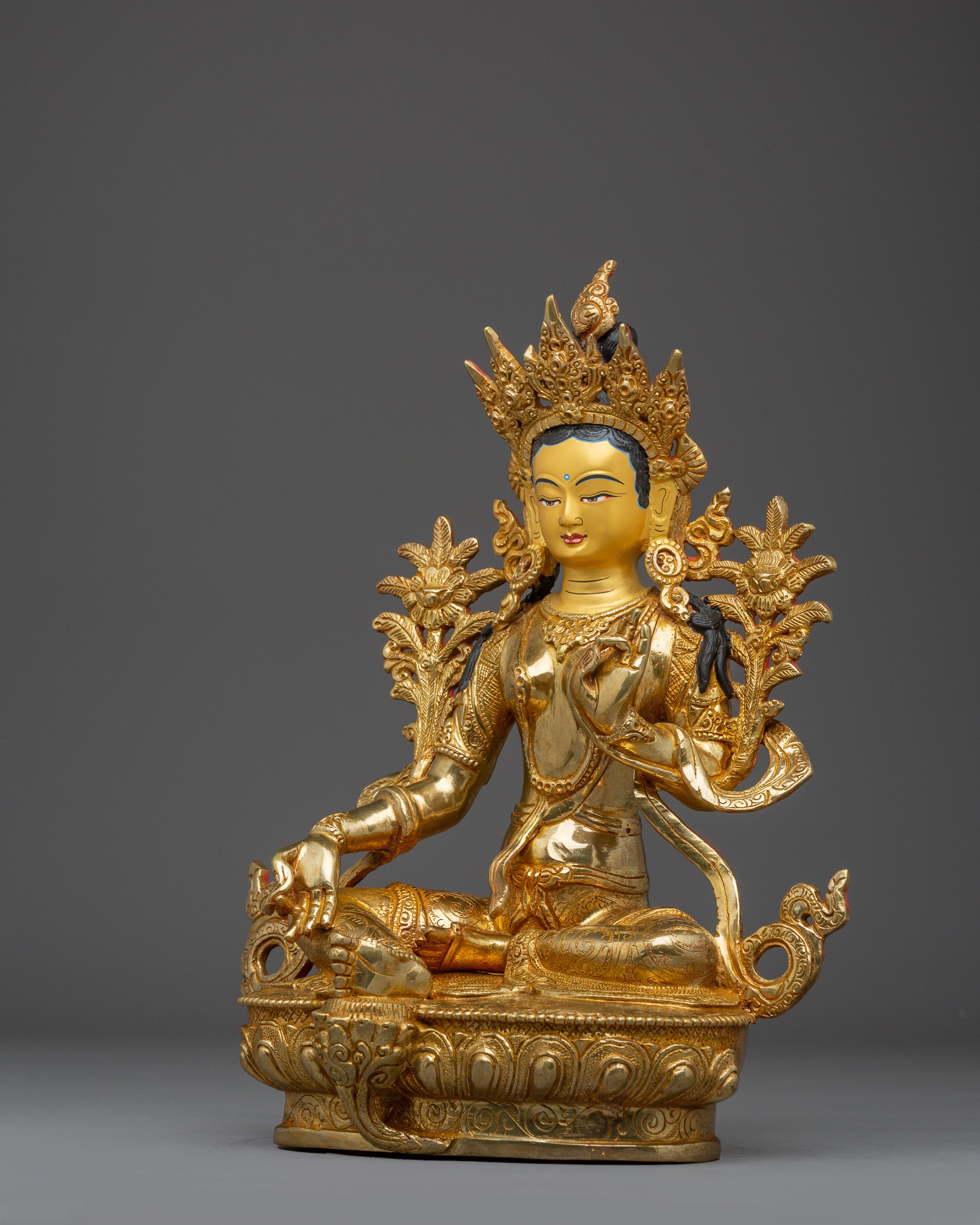 Protection Goddess Green Tara | Tibetan Buddhism Icon