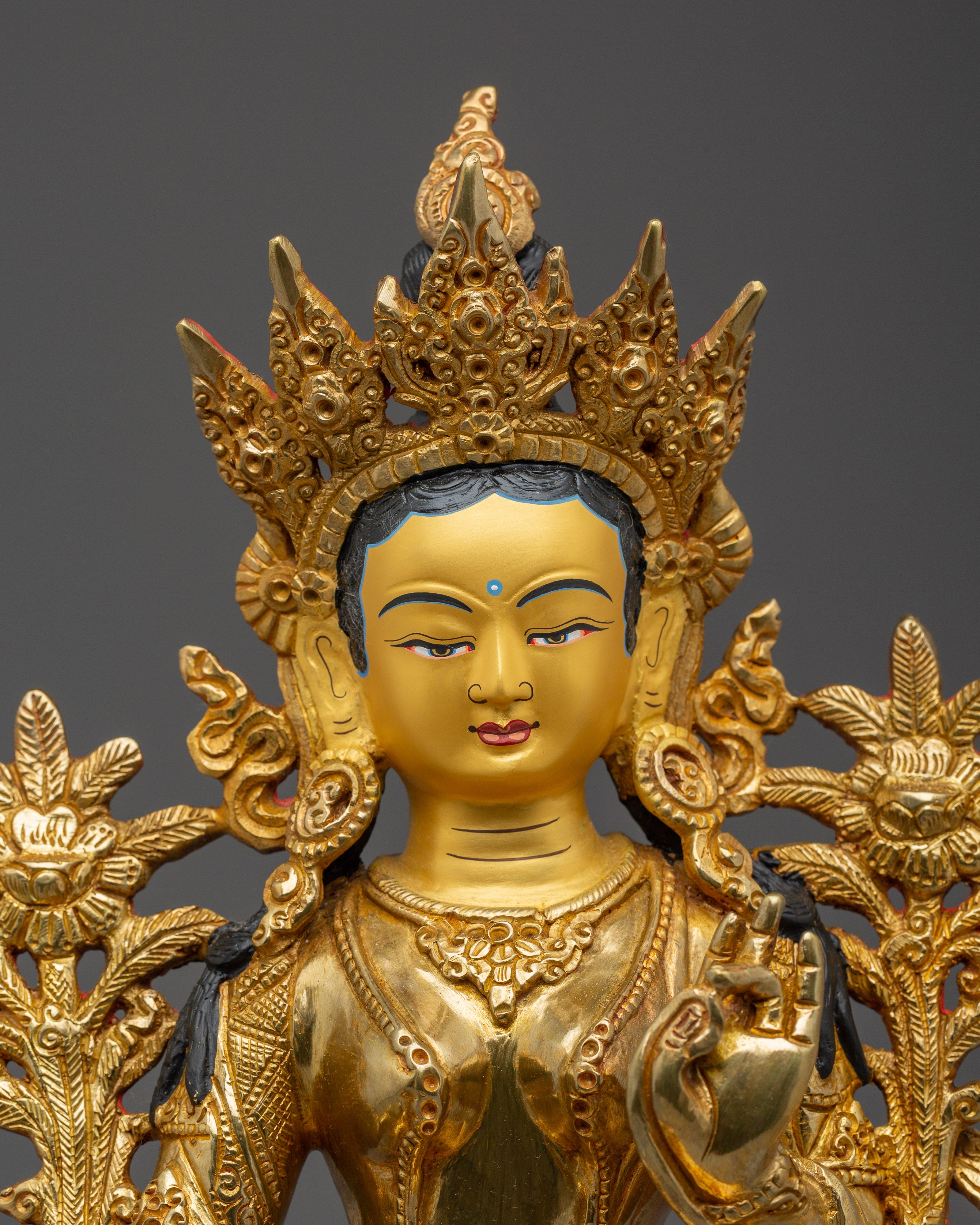 Protection Goddess Green Tara | Tibetan Buddhism Icon