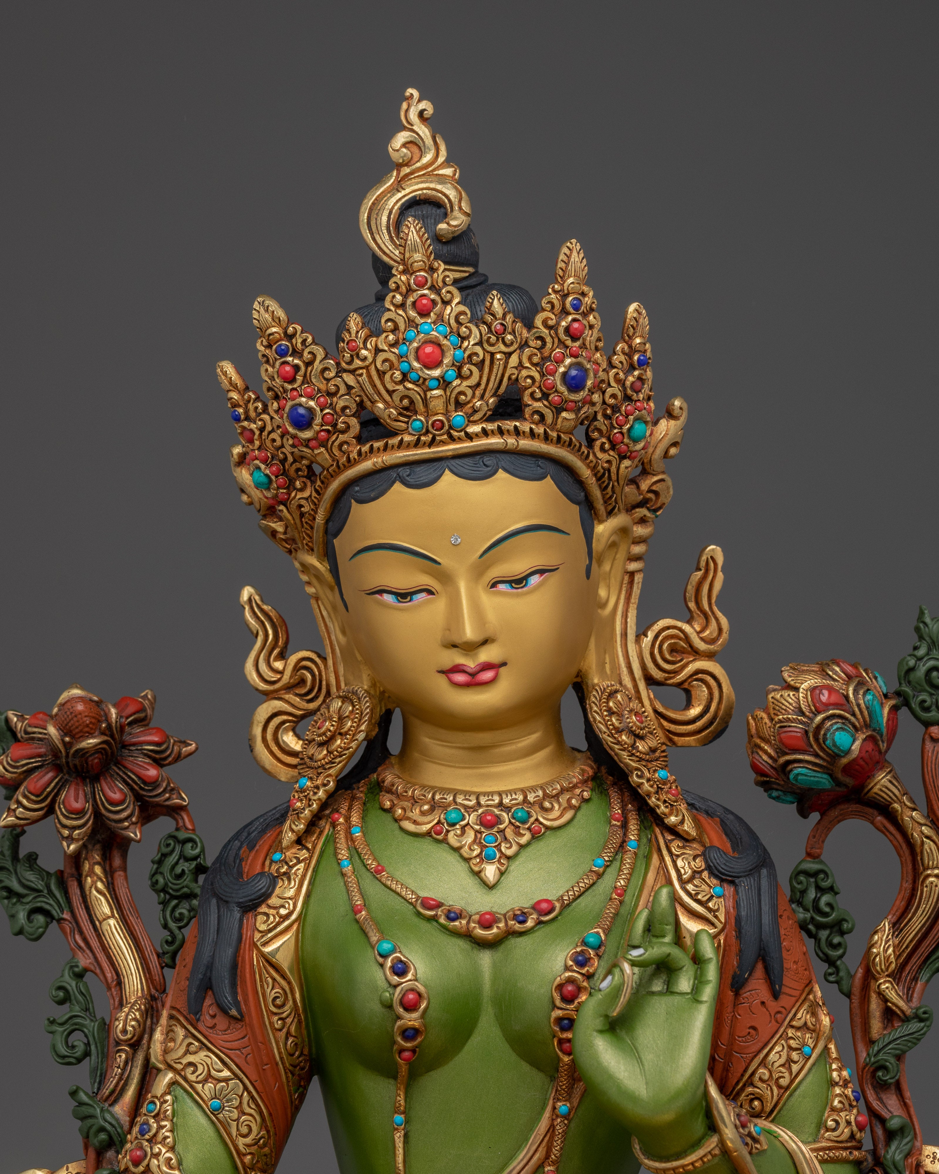 Compassionate Mother Green Tara Statue | Art for Protection