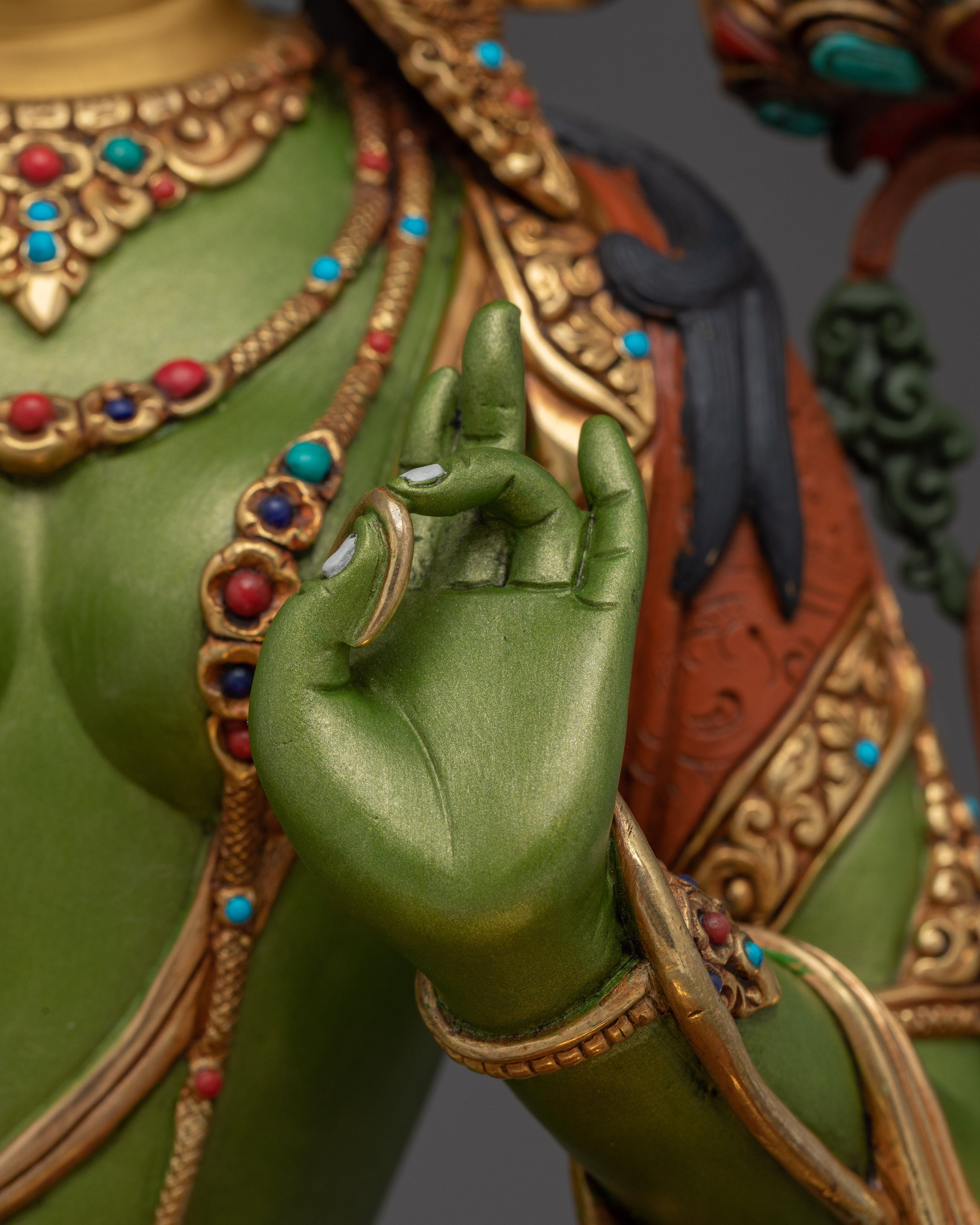 Compassionate Mother Green Tara Statue | Art for Protection