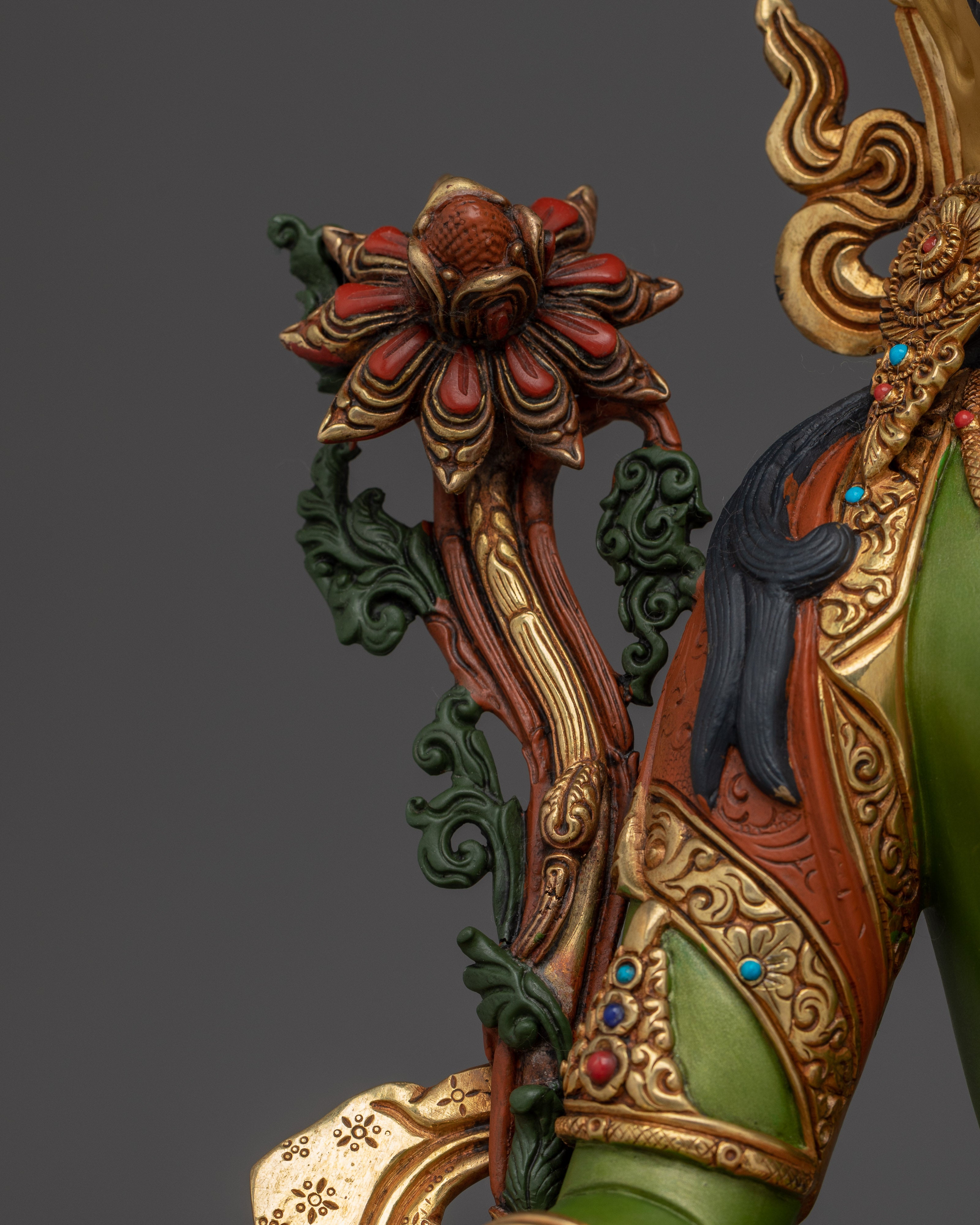 Compassionate Mother Green Tara Statue | Art for Protection