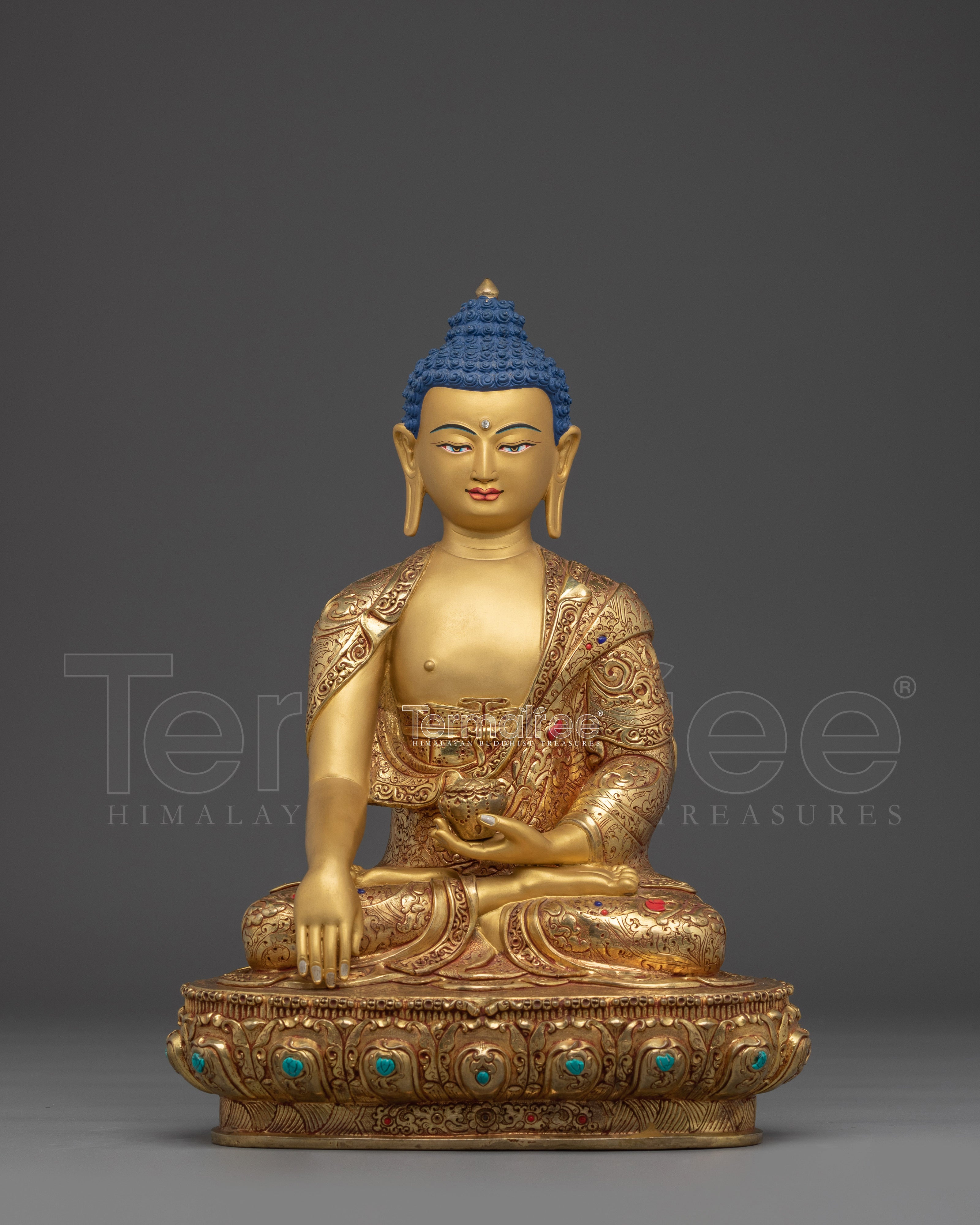 Authentic Shakyamuni Buddha Statue for Buddhist Spirituality and Meditation