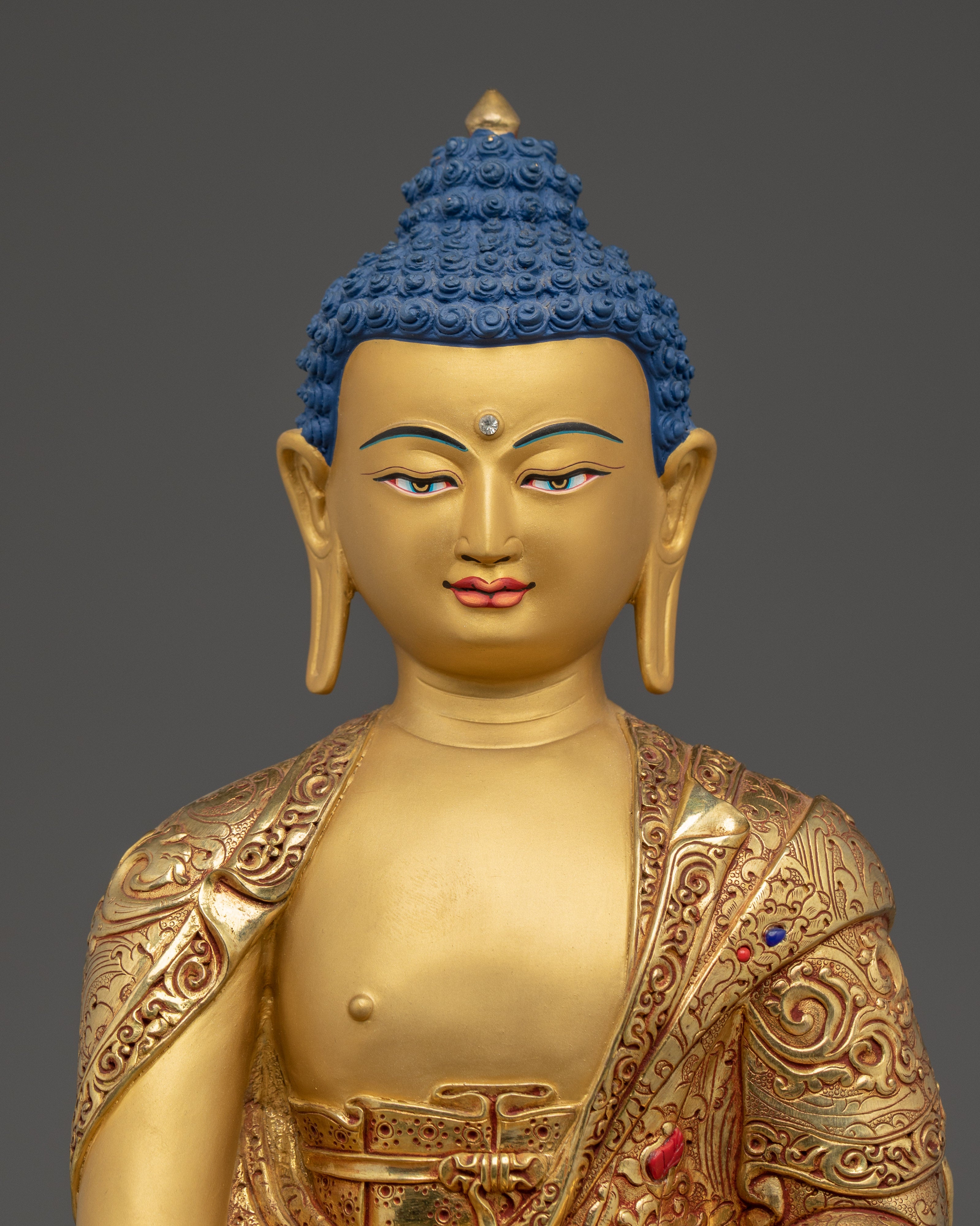 Authentic Shakyamuni Buddha Statue for Buddhist Spirituality and Meditation