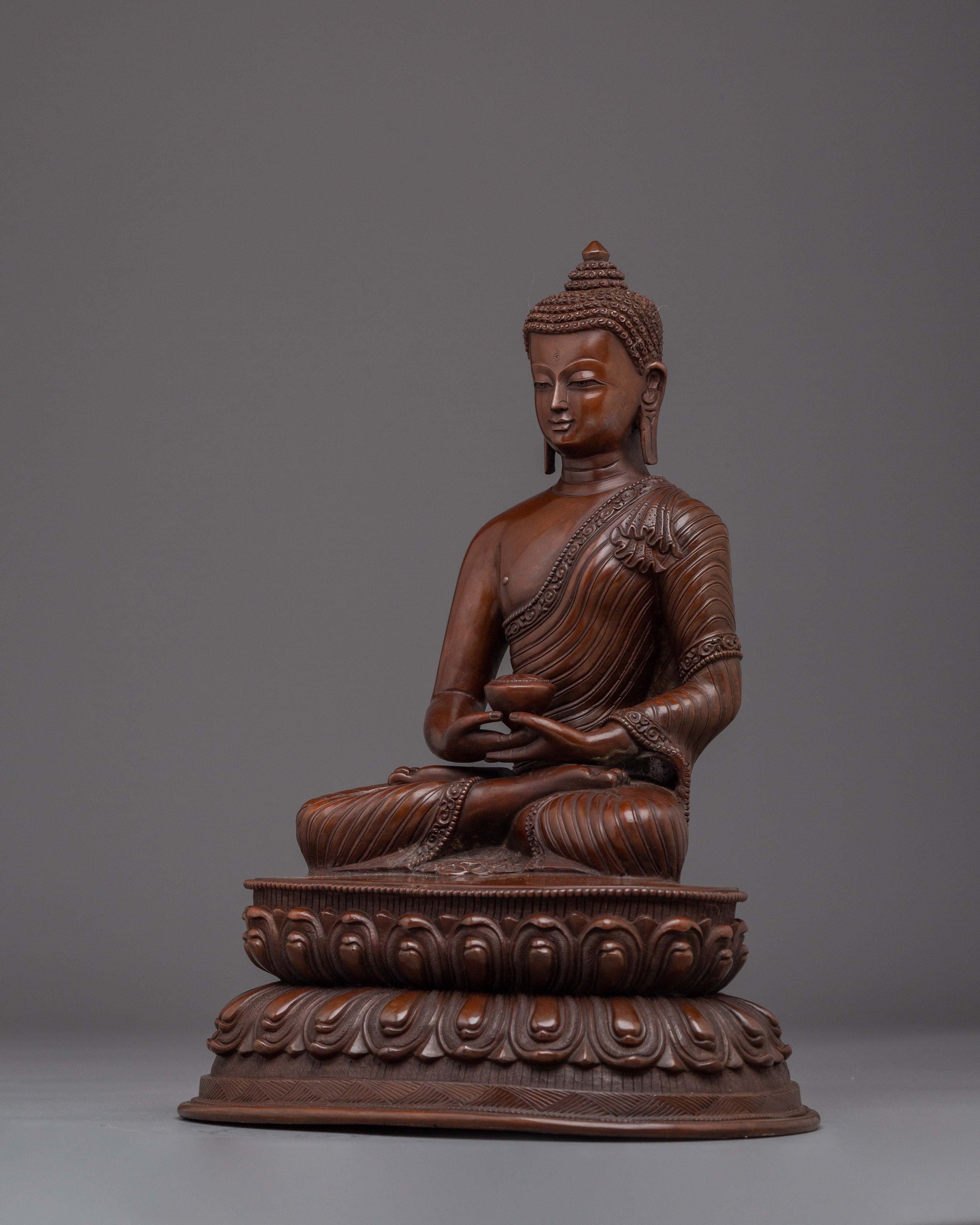 Oxidized Statue of Amitabha Buddha | Ruler of the Pure Land