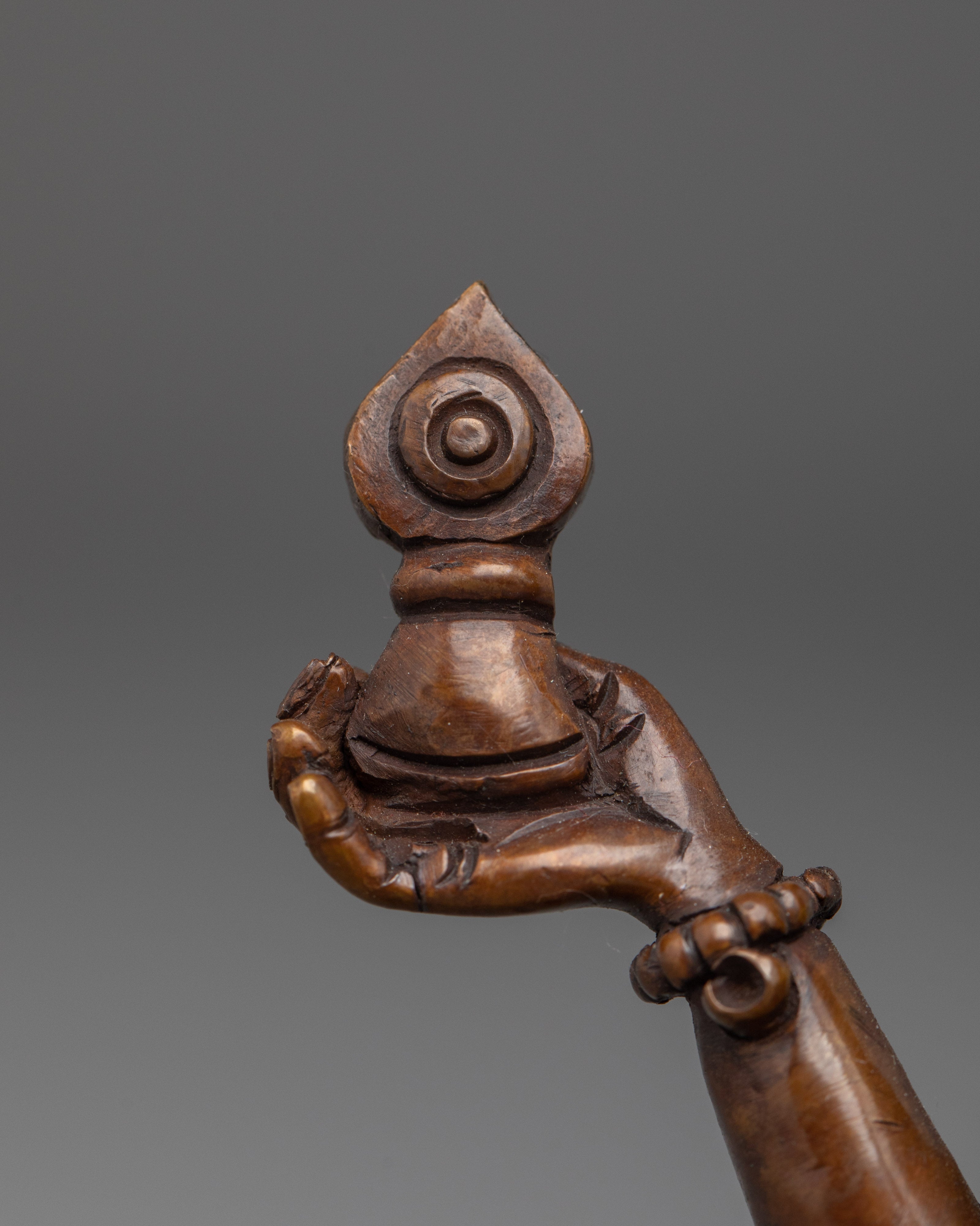 Oxidized Copper Statue of Laxmi | Hindu Goddess of Wealth