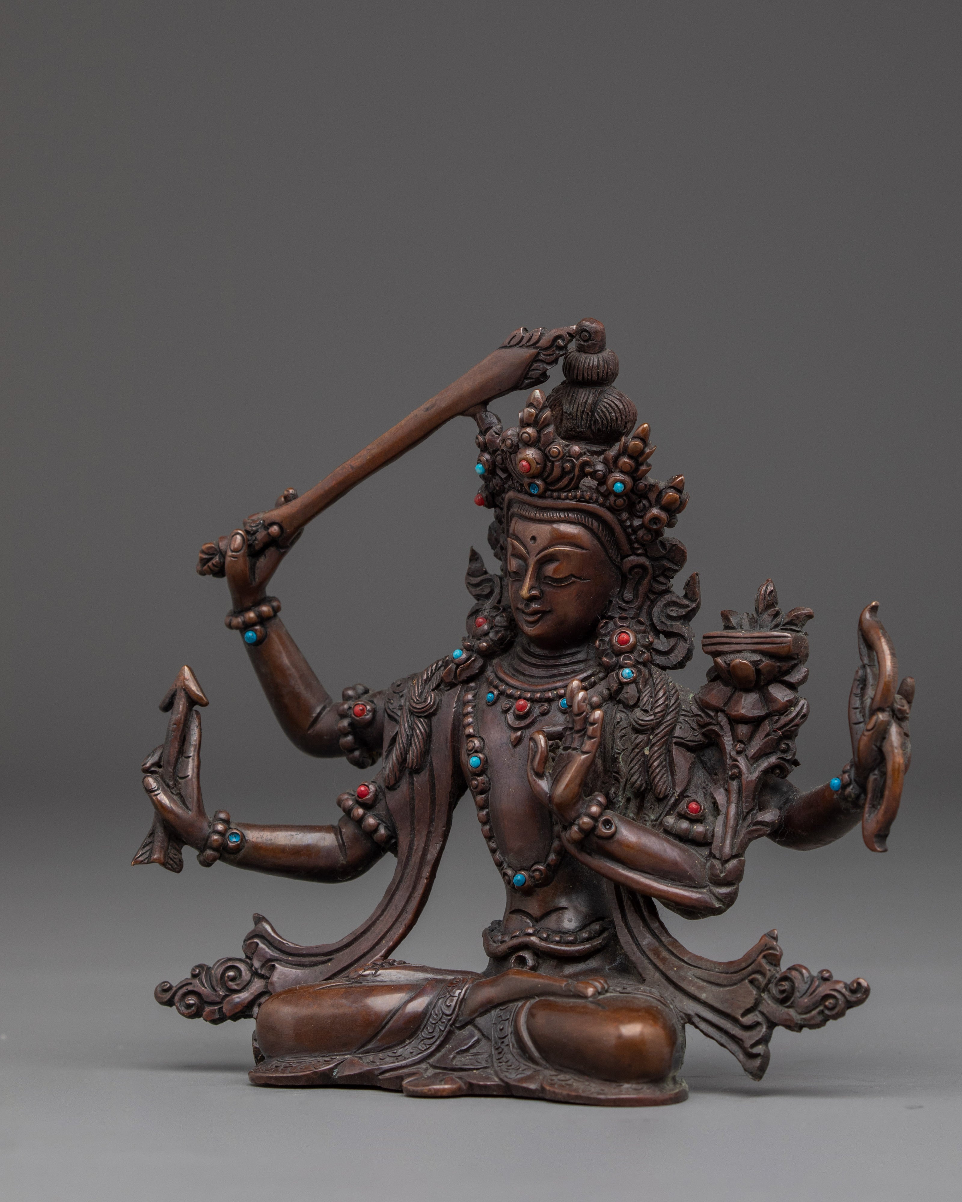 Statue of maha Manjushri | Bodhisattva of Infinite Wisdom