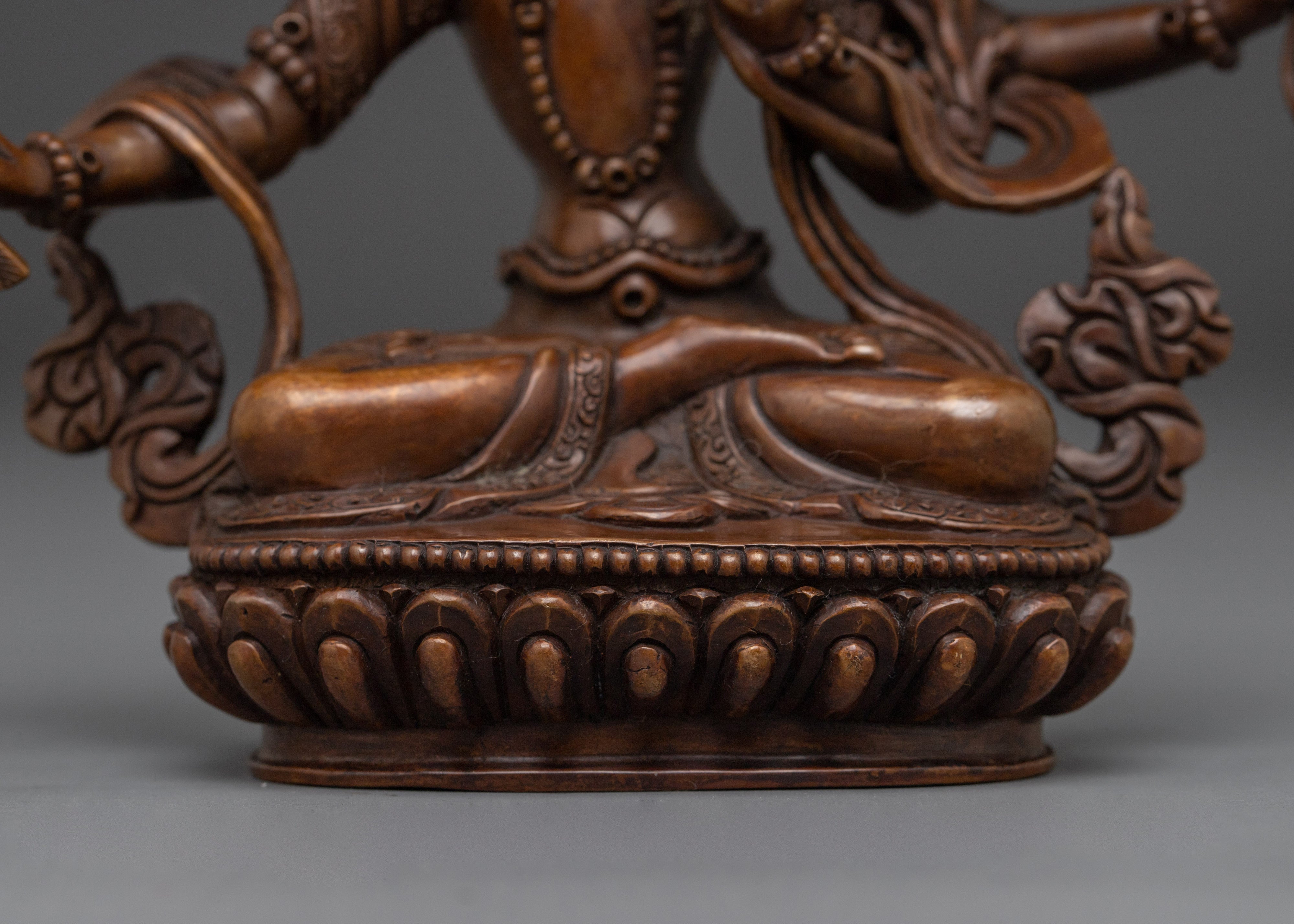 Wisdom Bodhisattva Maha Manjushri Statue | Buddhist Spiritual Icon