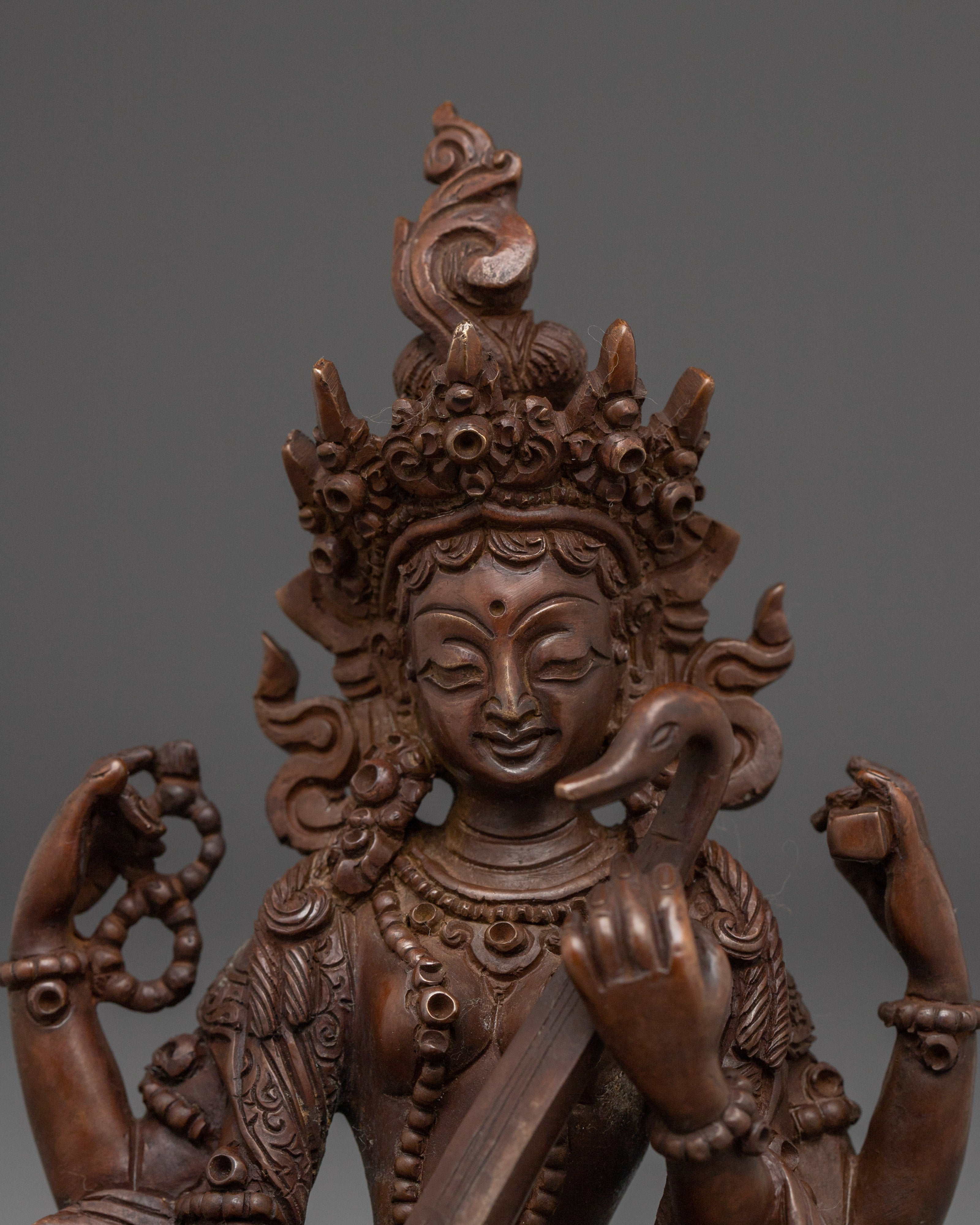 Saraswoti Sculpture | Goddess of Knowledge and Wisdom