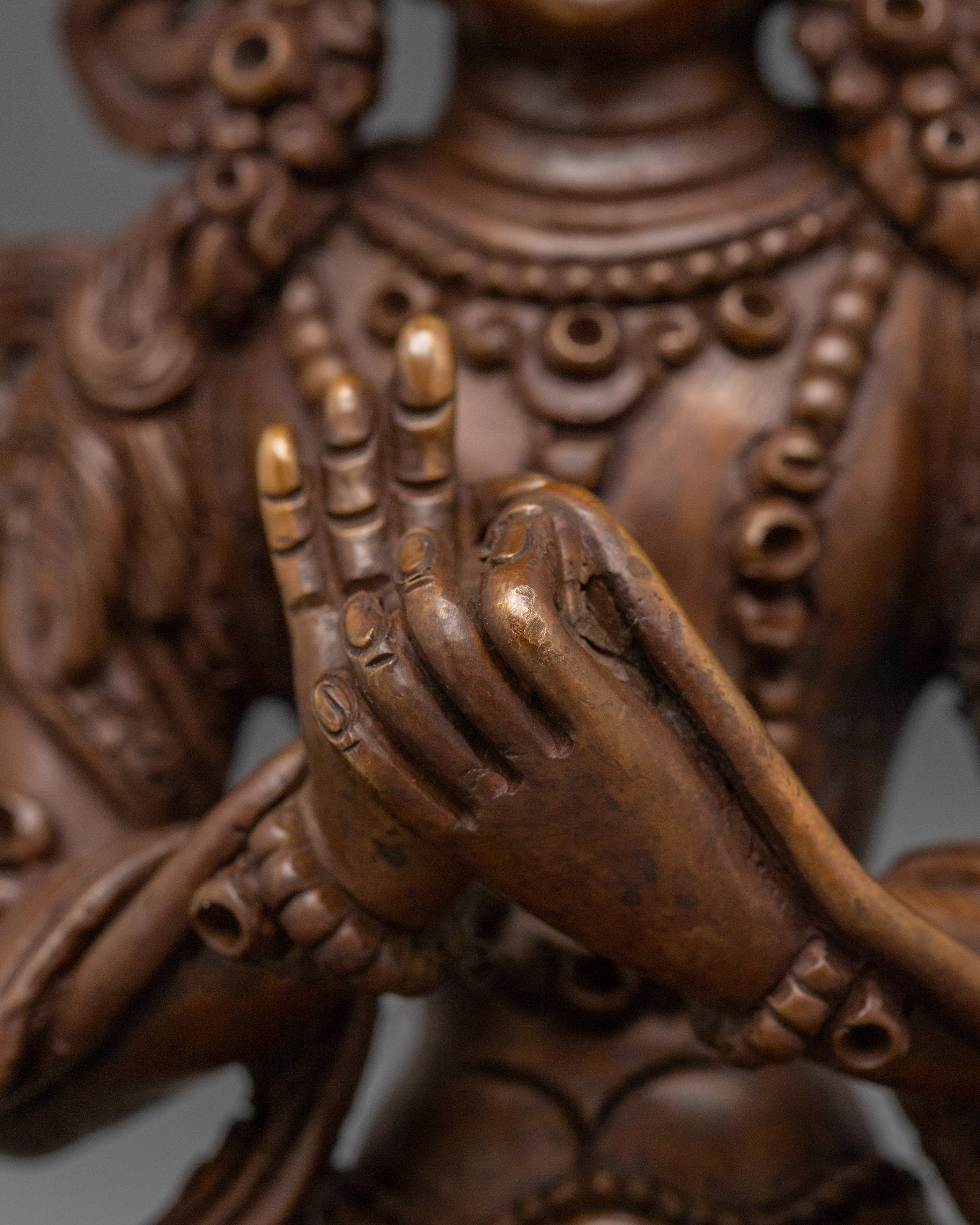 Oxidized Statue of Maitreya Buddha | Buddha of the Future