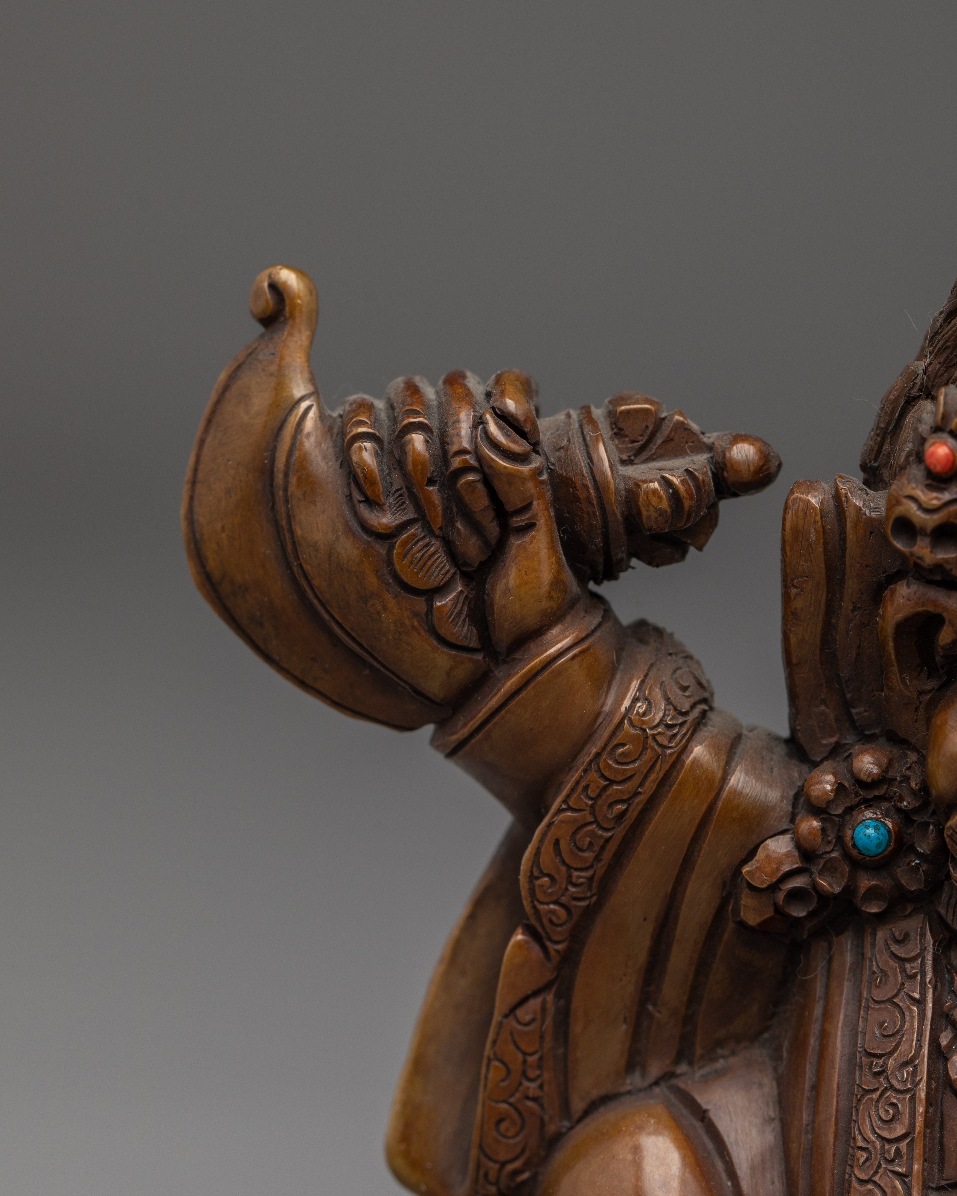 Mini Mahakala Bernagchen Statue | Protetcor from the Evil Forces
