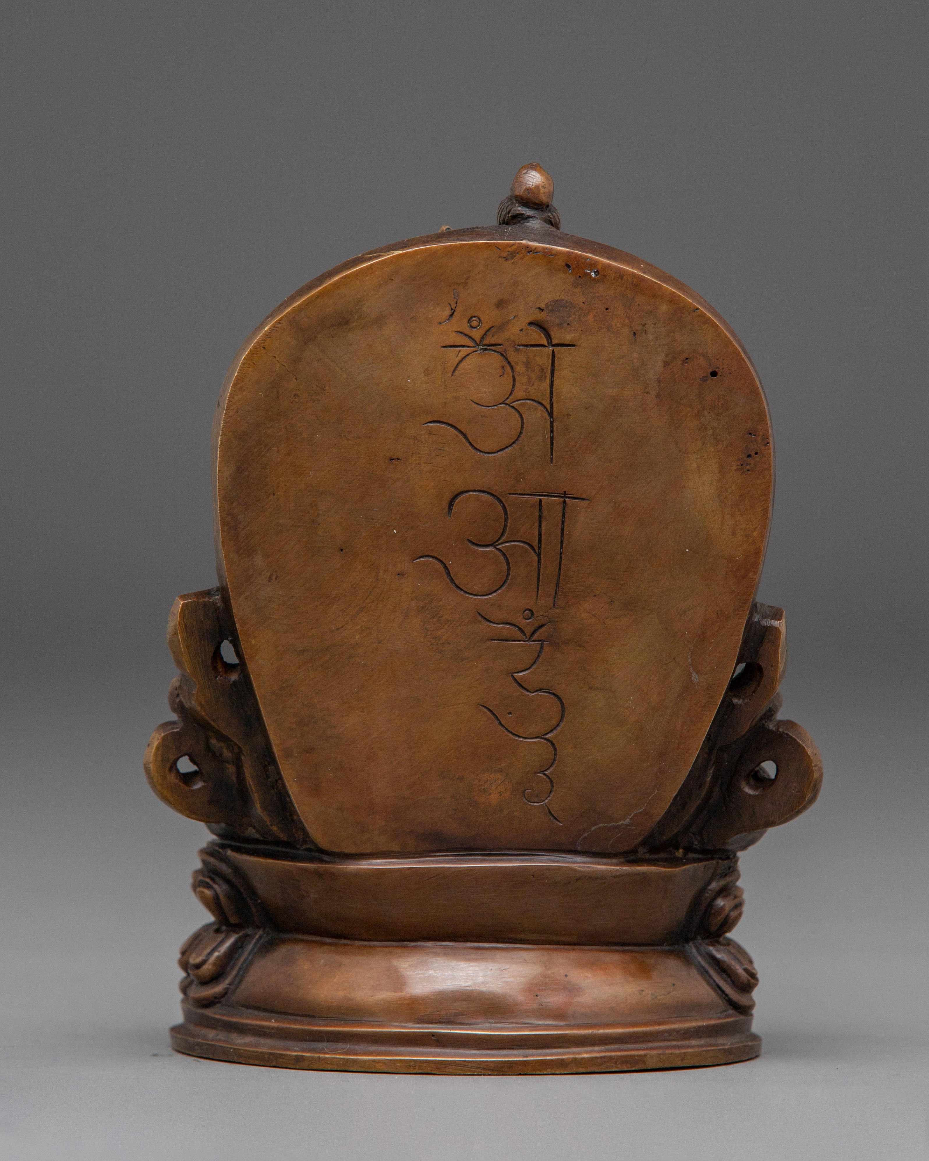 Revered Buddhist Wealth Deity Dzambhala Statue | Oxidized Copper Artwork