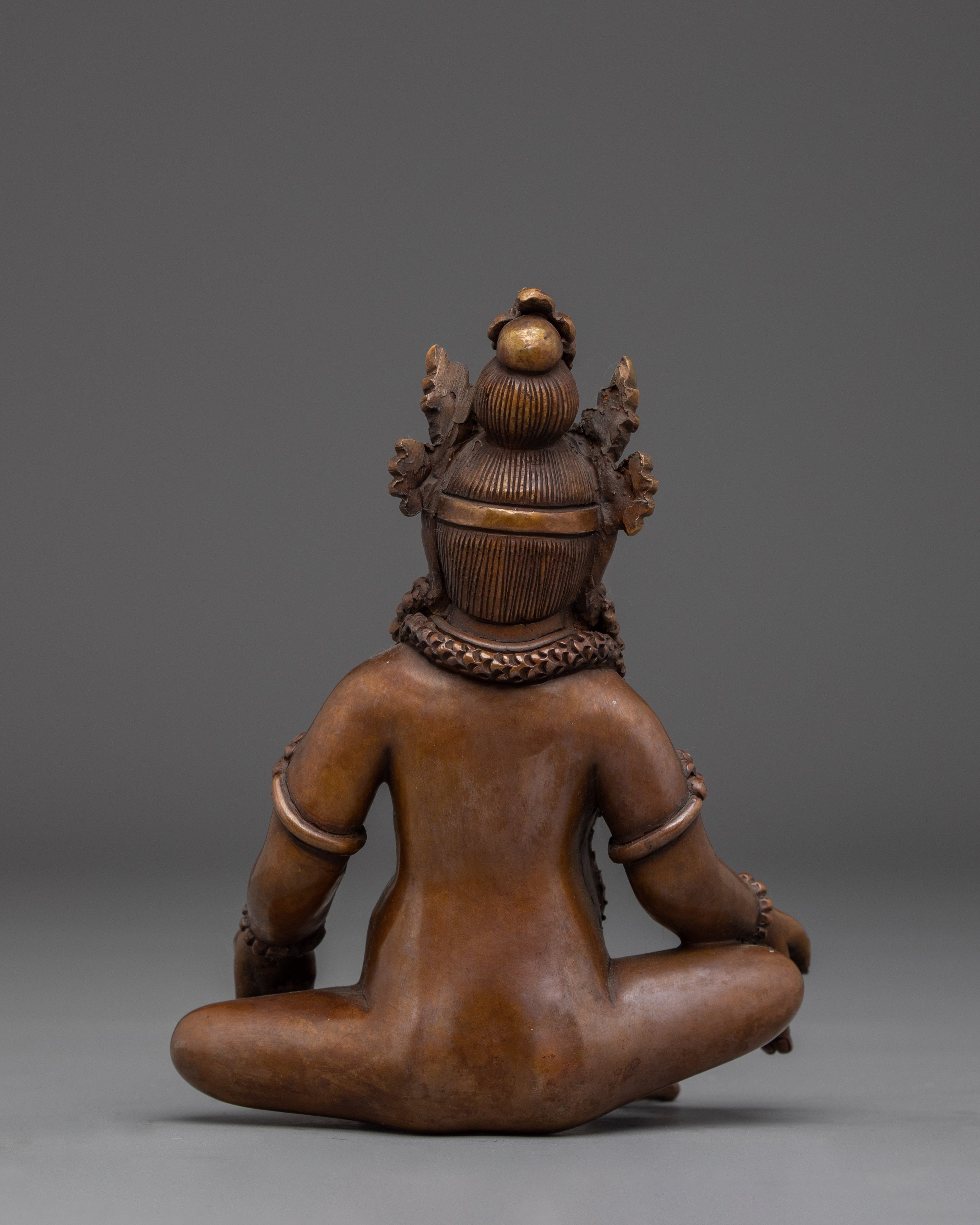 Black Dzambhala, Buddhist Prosperity God | Handcrafted Nepali Art