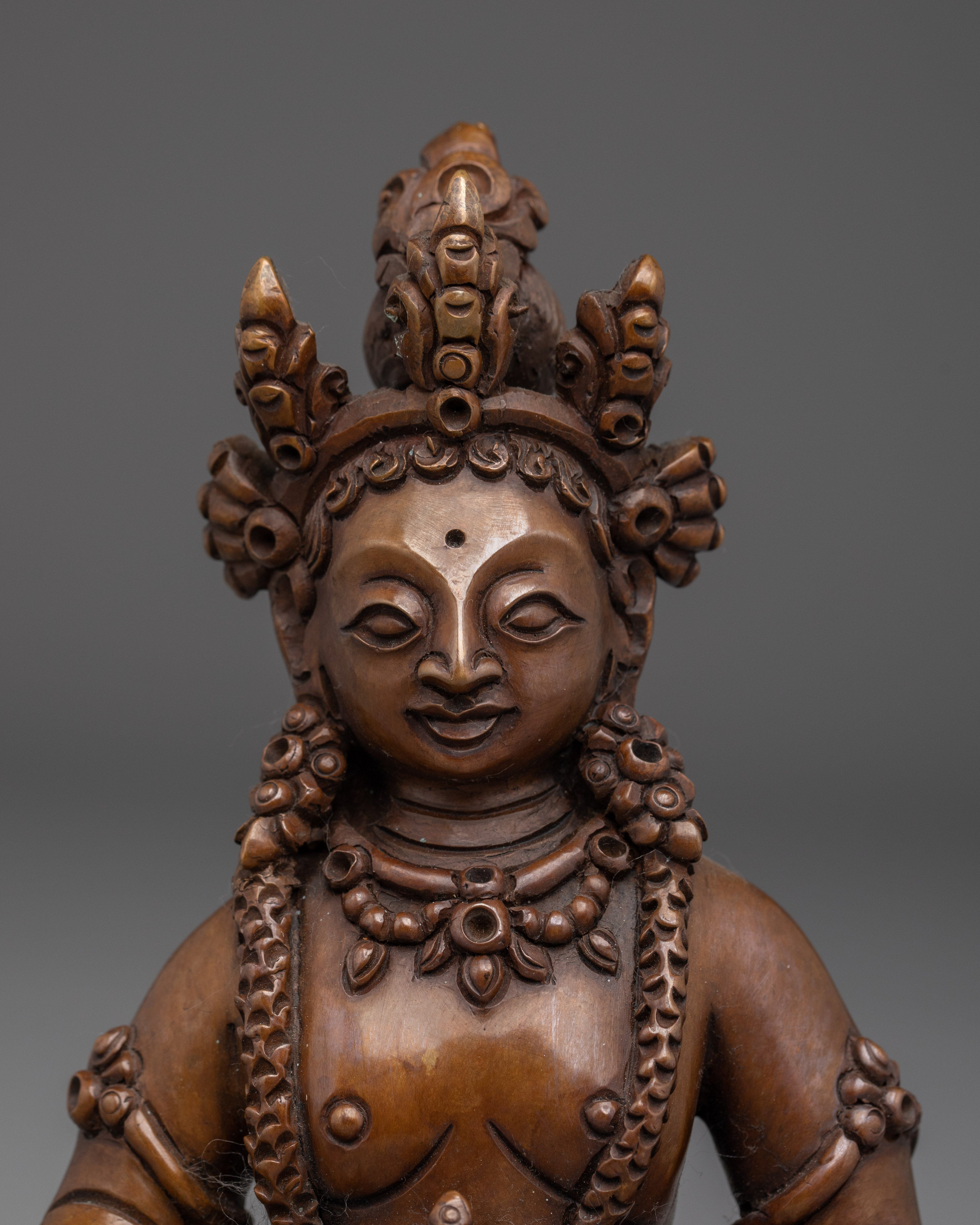 Black Dzambhala, Buddhist Prosperity God | Handcrafted Nepali Art