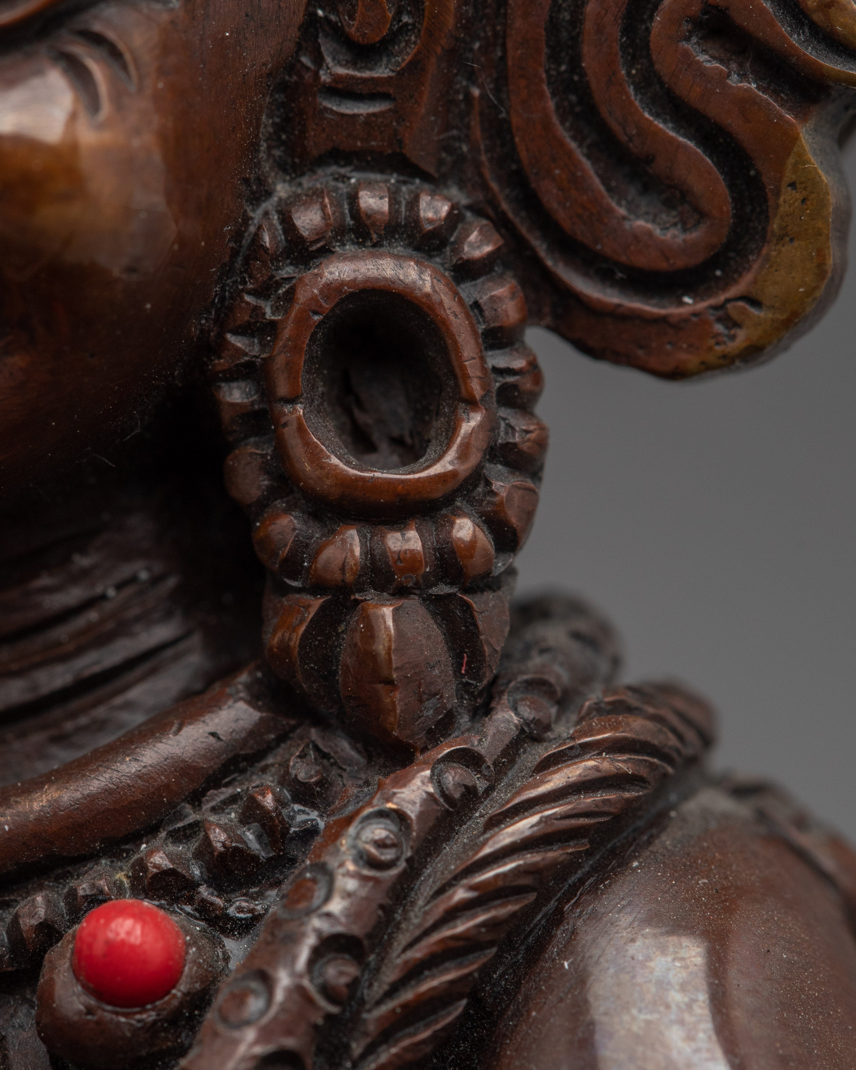 Wrathful Sakya Mahakala Statue | Oxidized Copper Spiritual Artwork