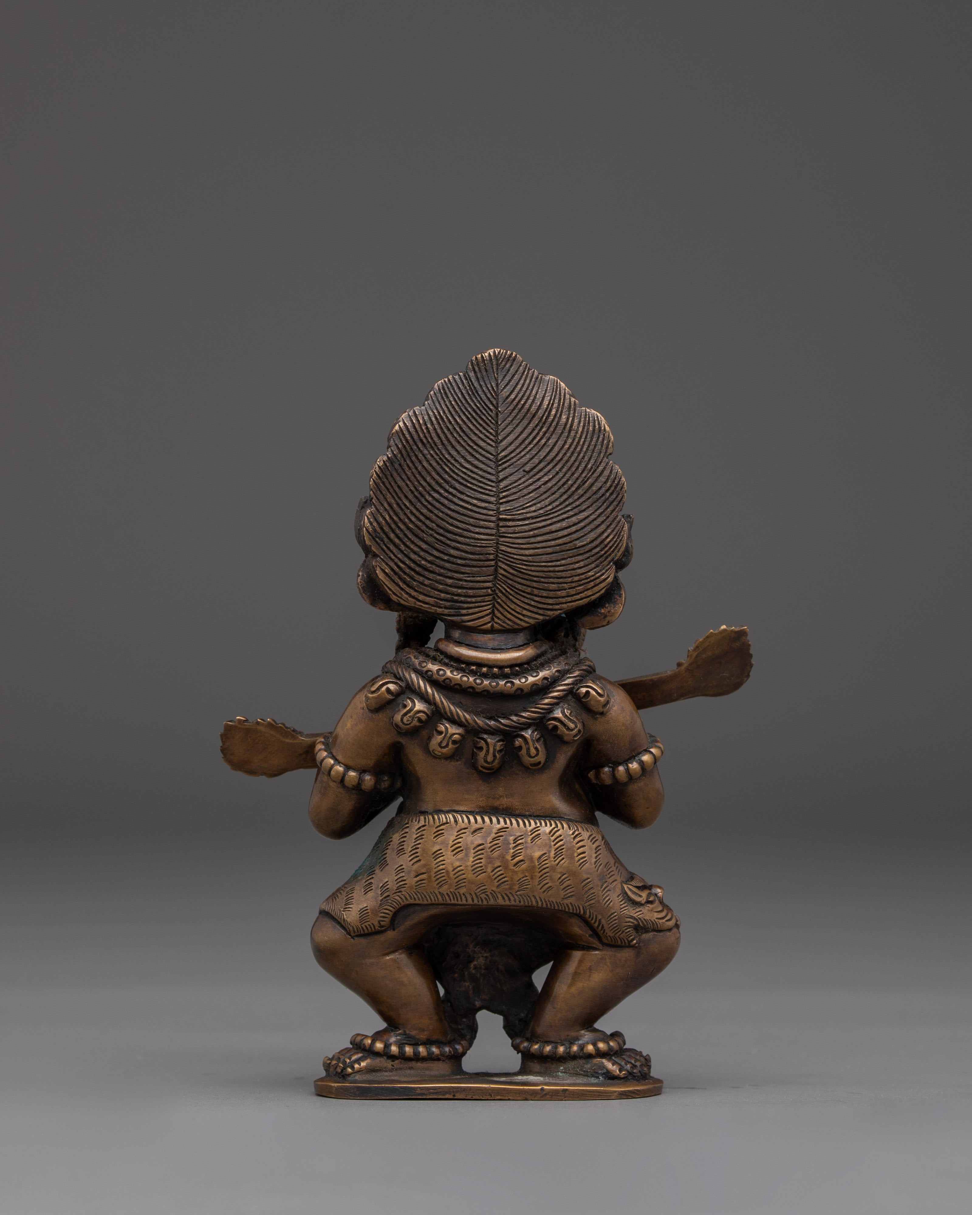 Mini Sakya Mahakala Statue | Protector of the Dharma