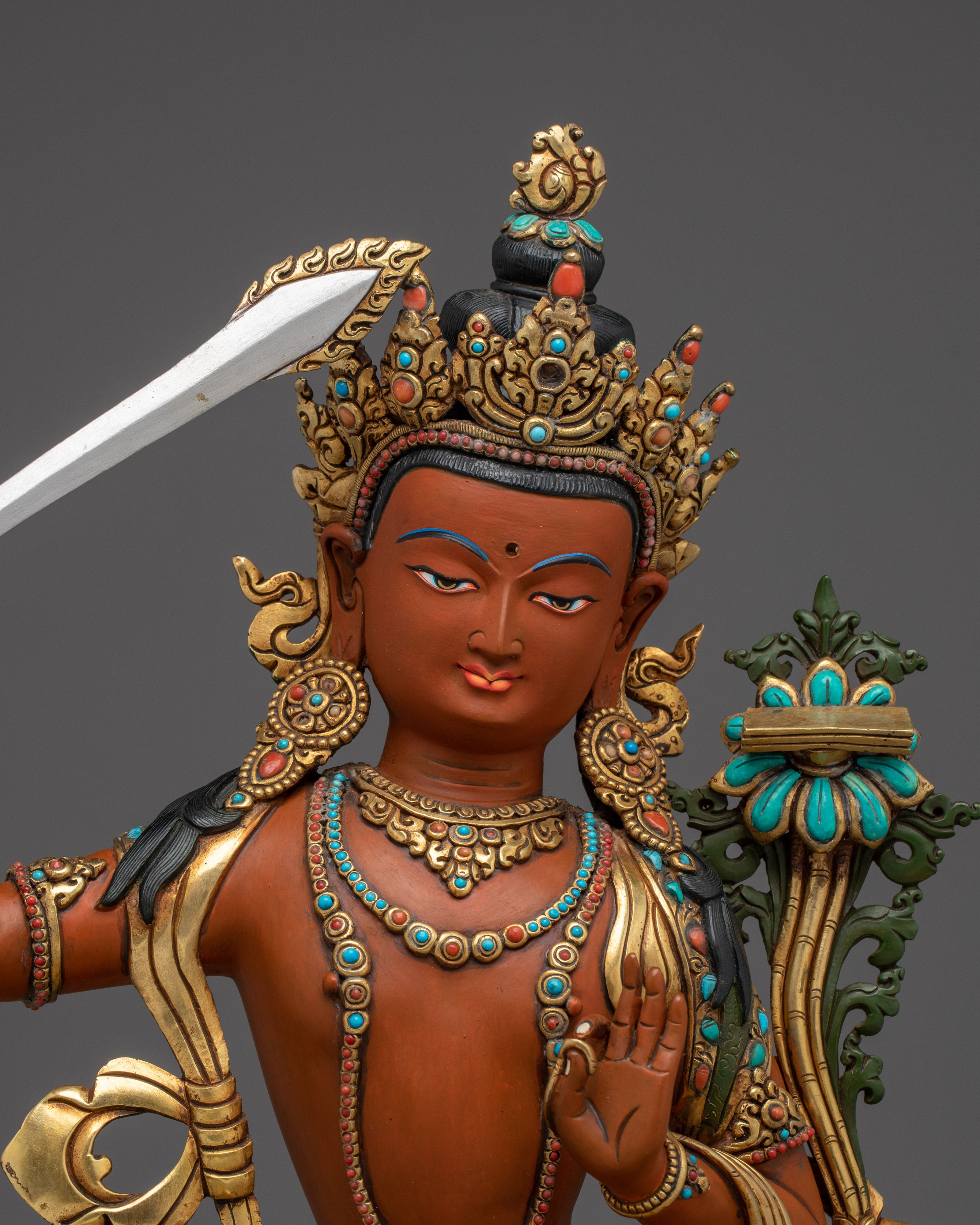 Wisdom Deity Statue of Manjushri | Vajrayana Deity