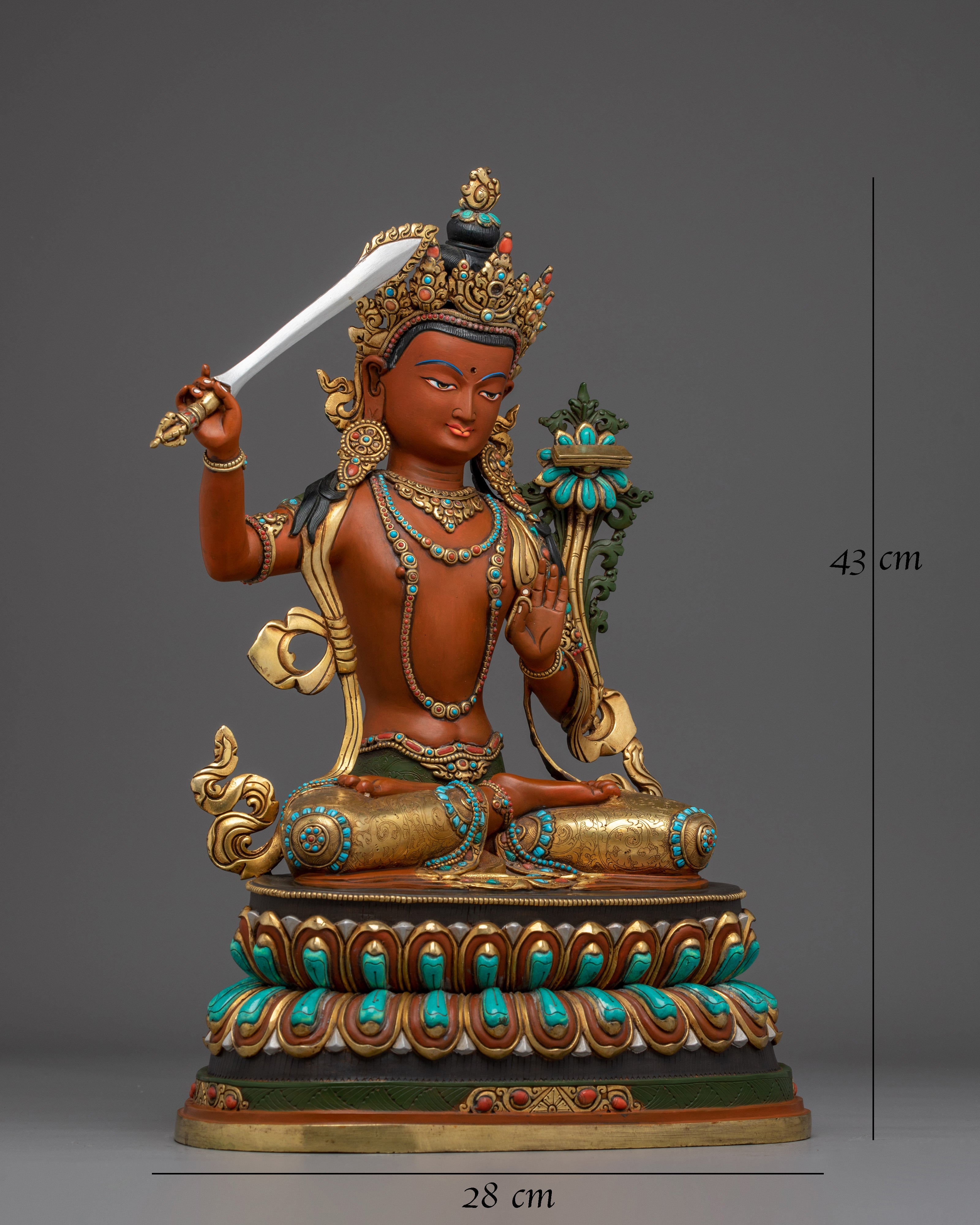 wisdom-deity-statue-of-manjushri