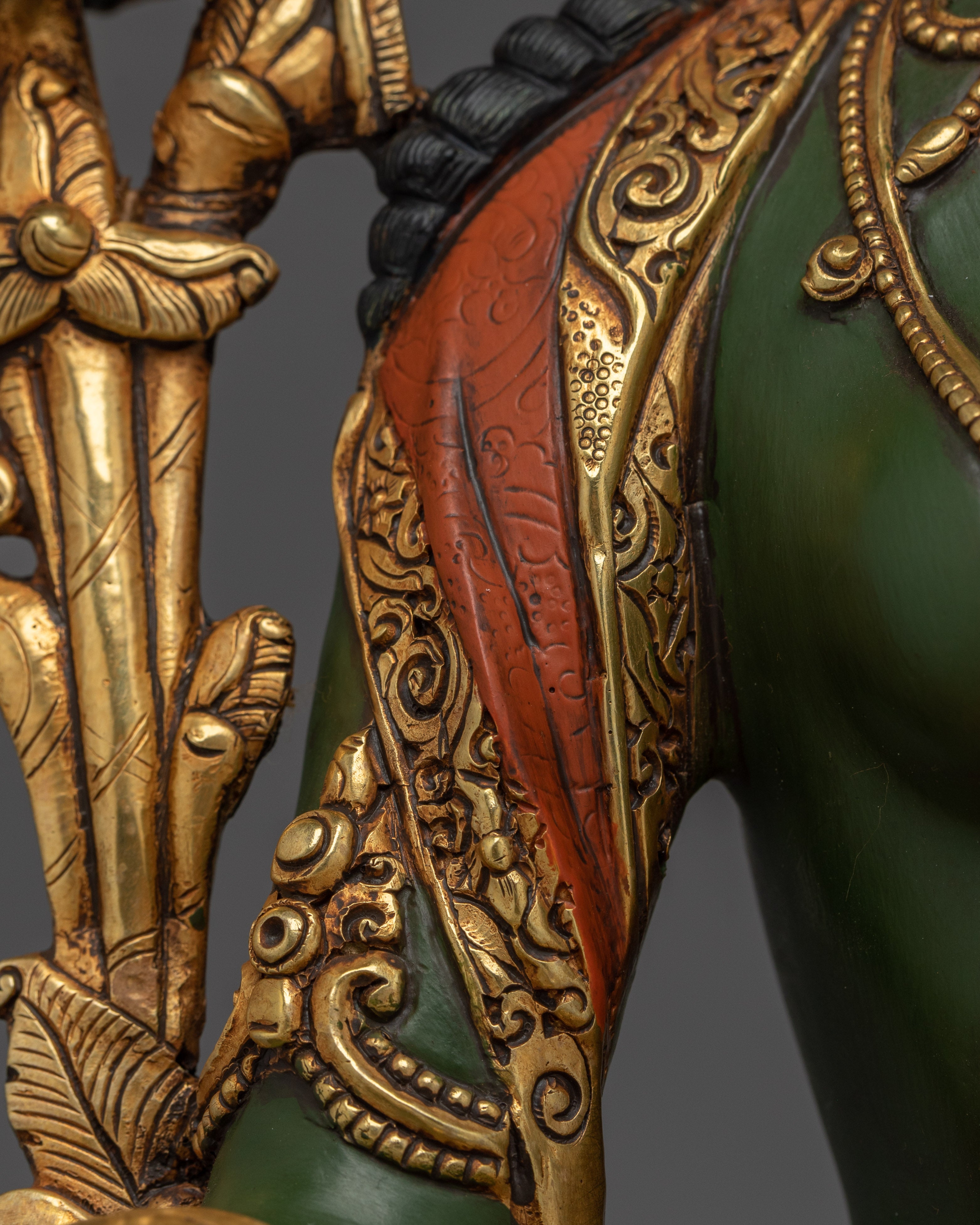 Sacred Art of Green Tara | Female Tara