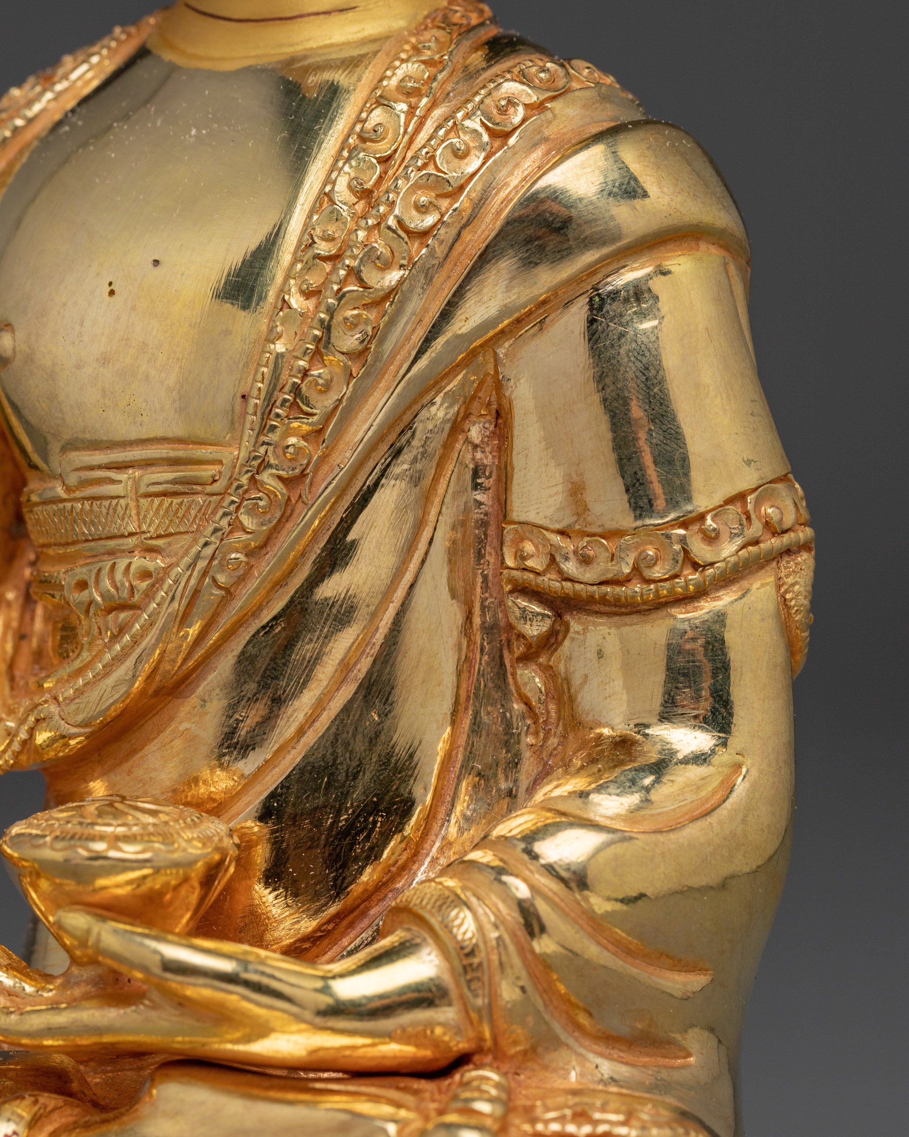 Himalayan Peace Icon Shakyamuni Buddha | Lotus Seated Figure