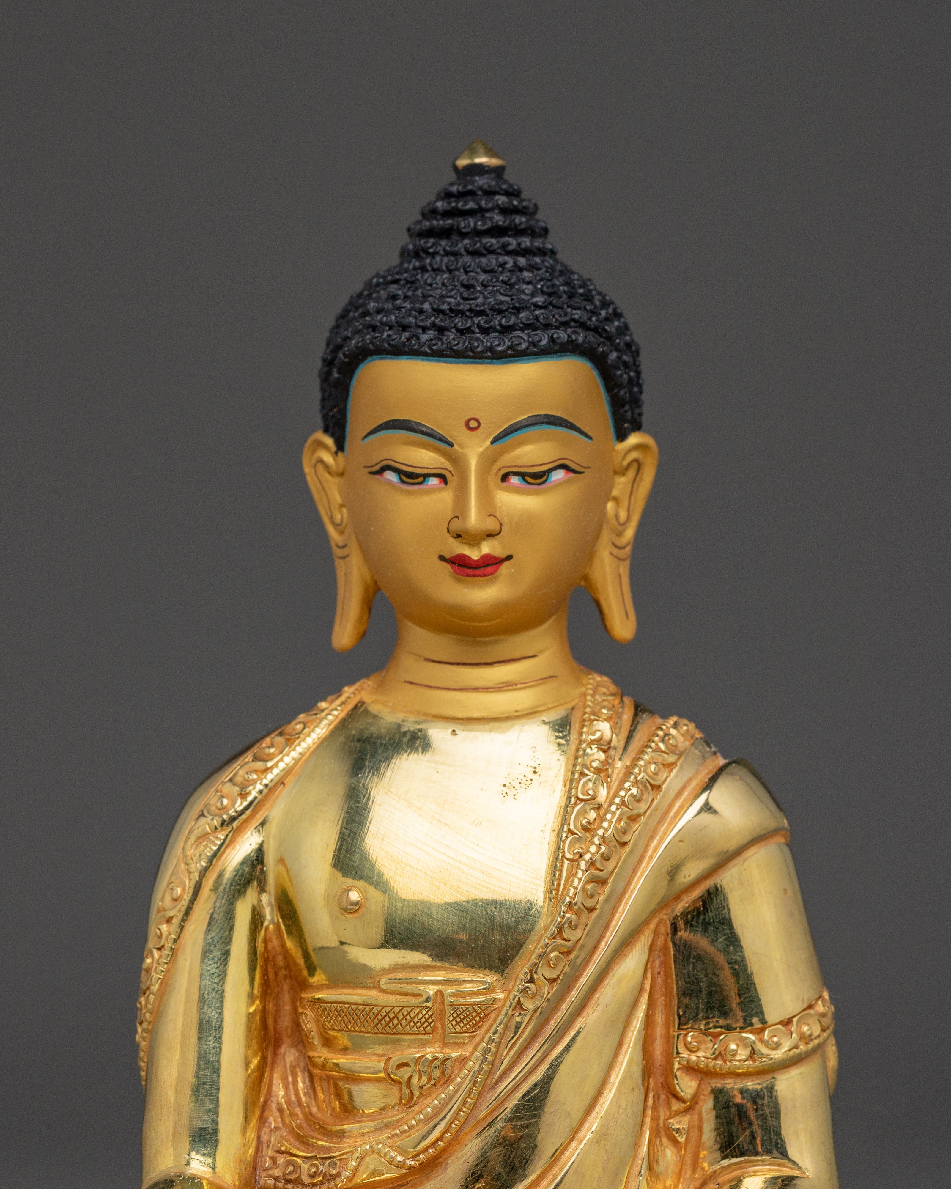 Shakyamuni Buddha Ancient Dharma Guide | Traditional Icon
