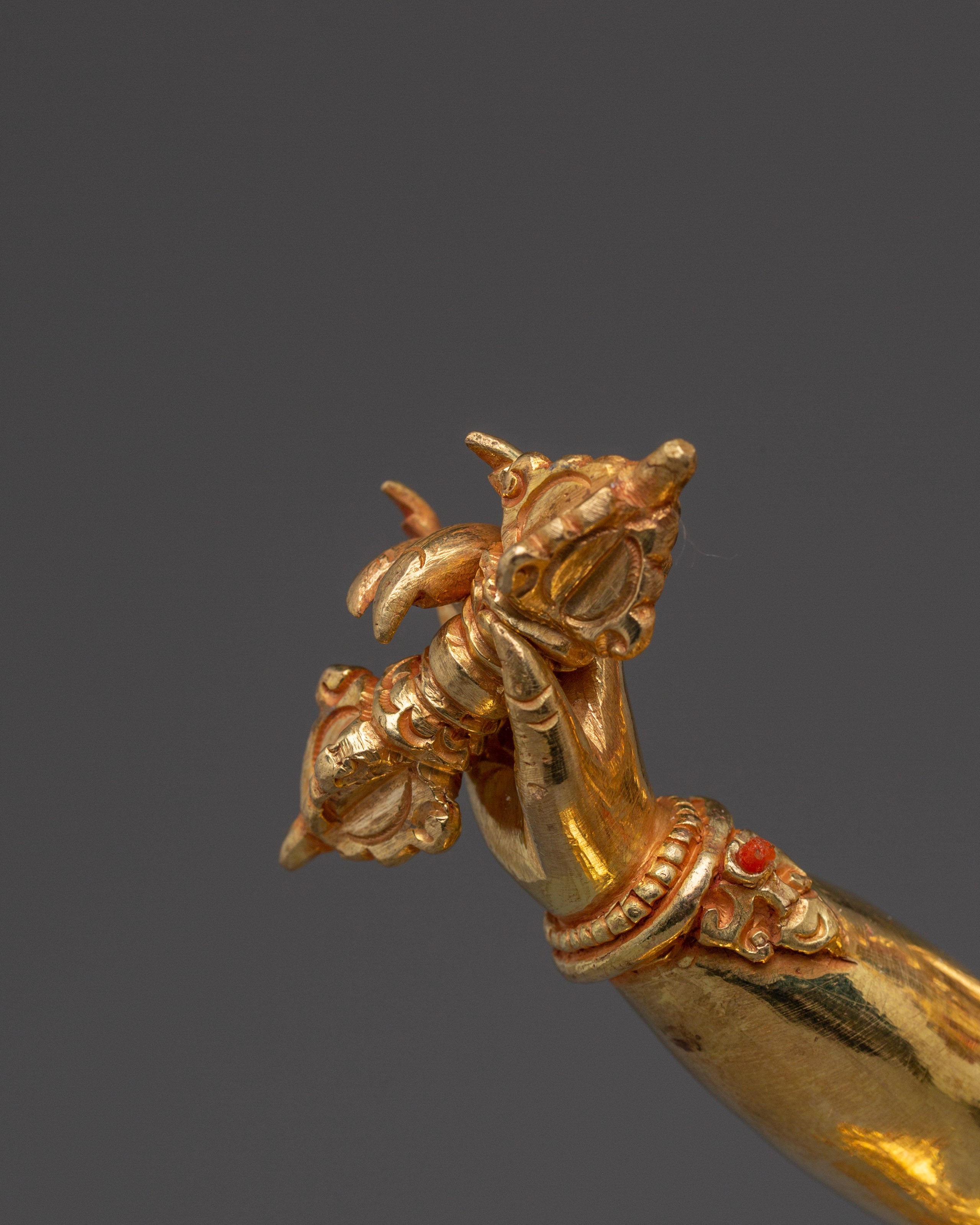 Wrathful Deity Vajrapani Statue | Vajrayana Protector