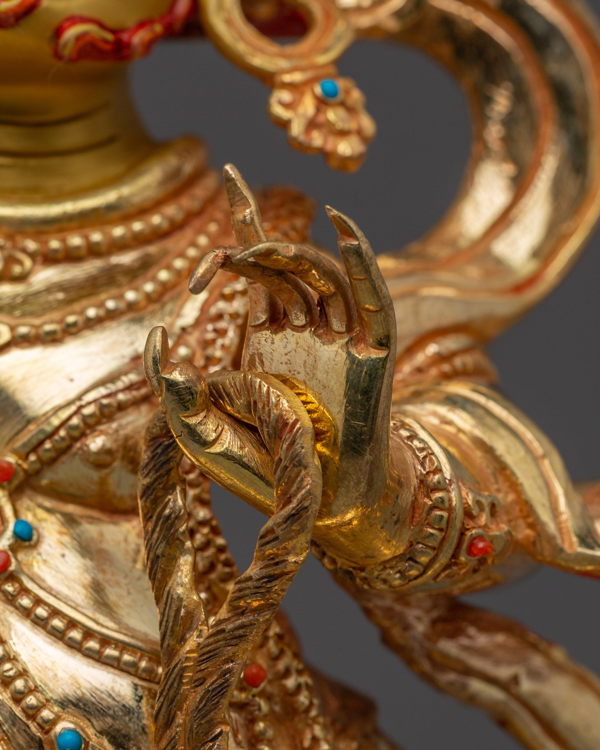 Wrathful Deity Vajrapani Statue | Vajrayana Protector