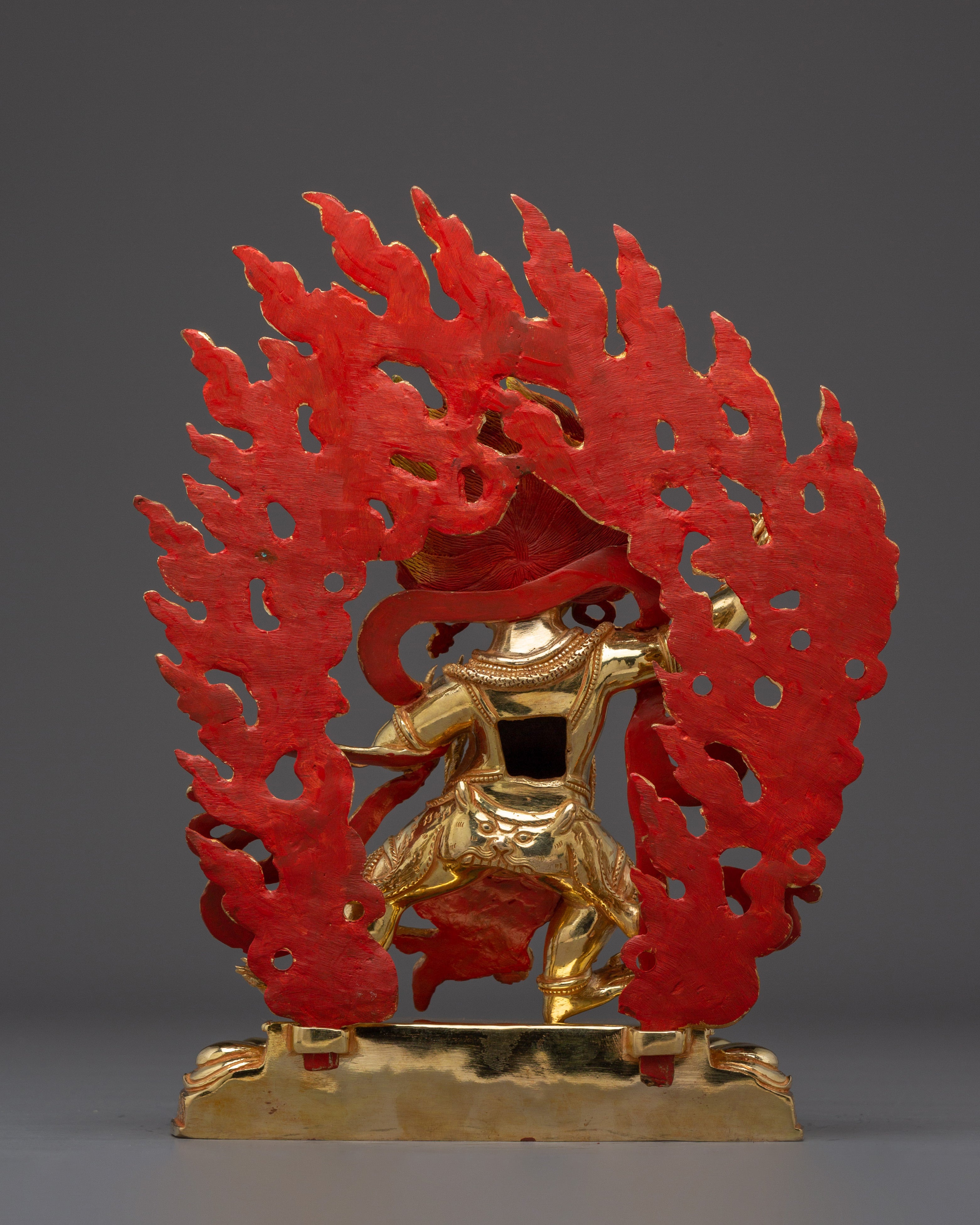 Wrathful Deity Vajrapani Statue | Vajrayana Protector