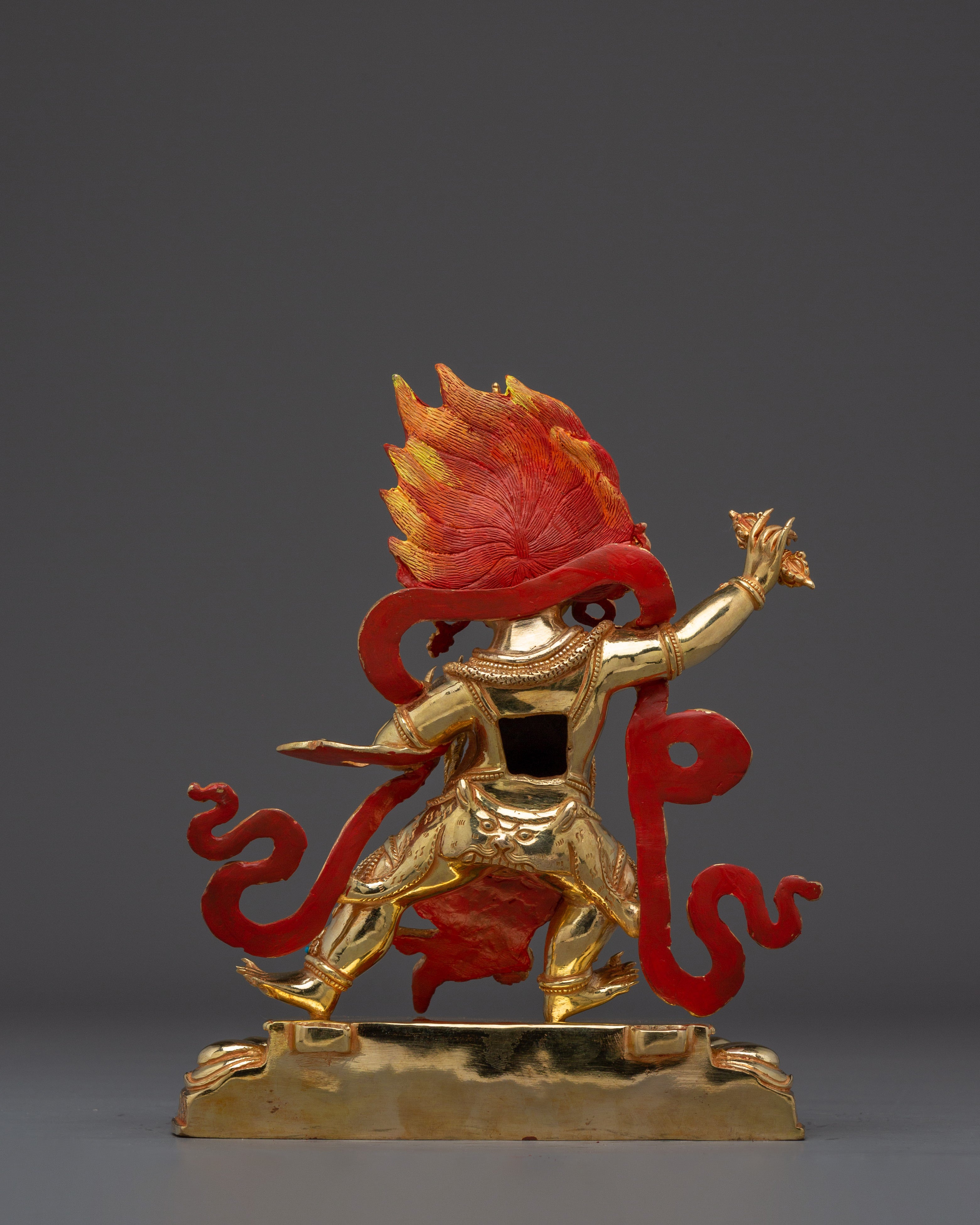 Wrathful Deity Vajrapani Statue | Vajrayana Protector