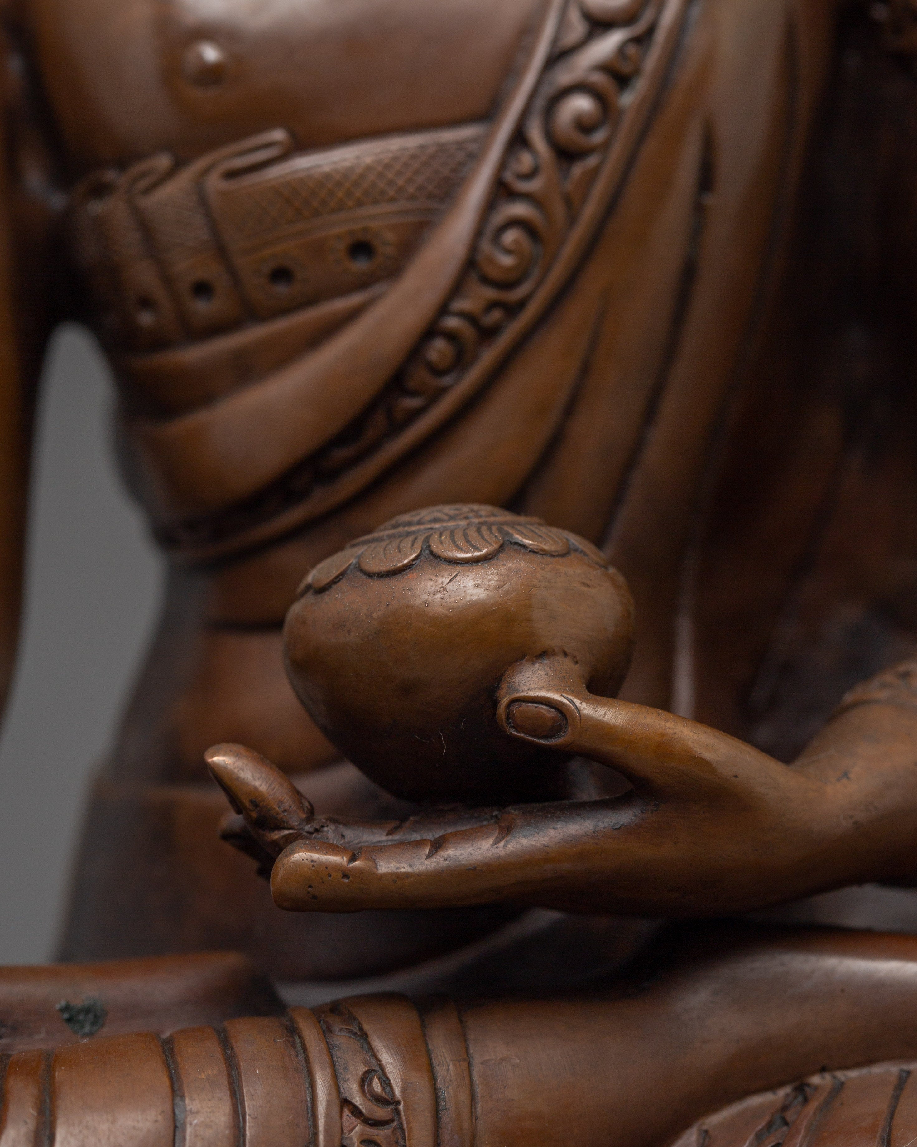 Shakyamuni Buddha Oxidized Copper Sculpture | Symbol of Enlightenment