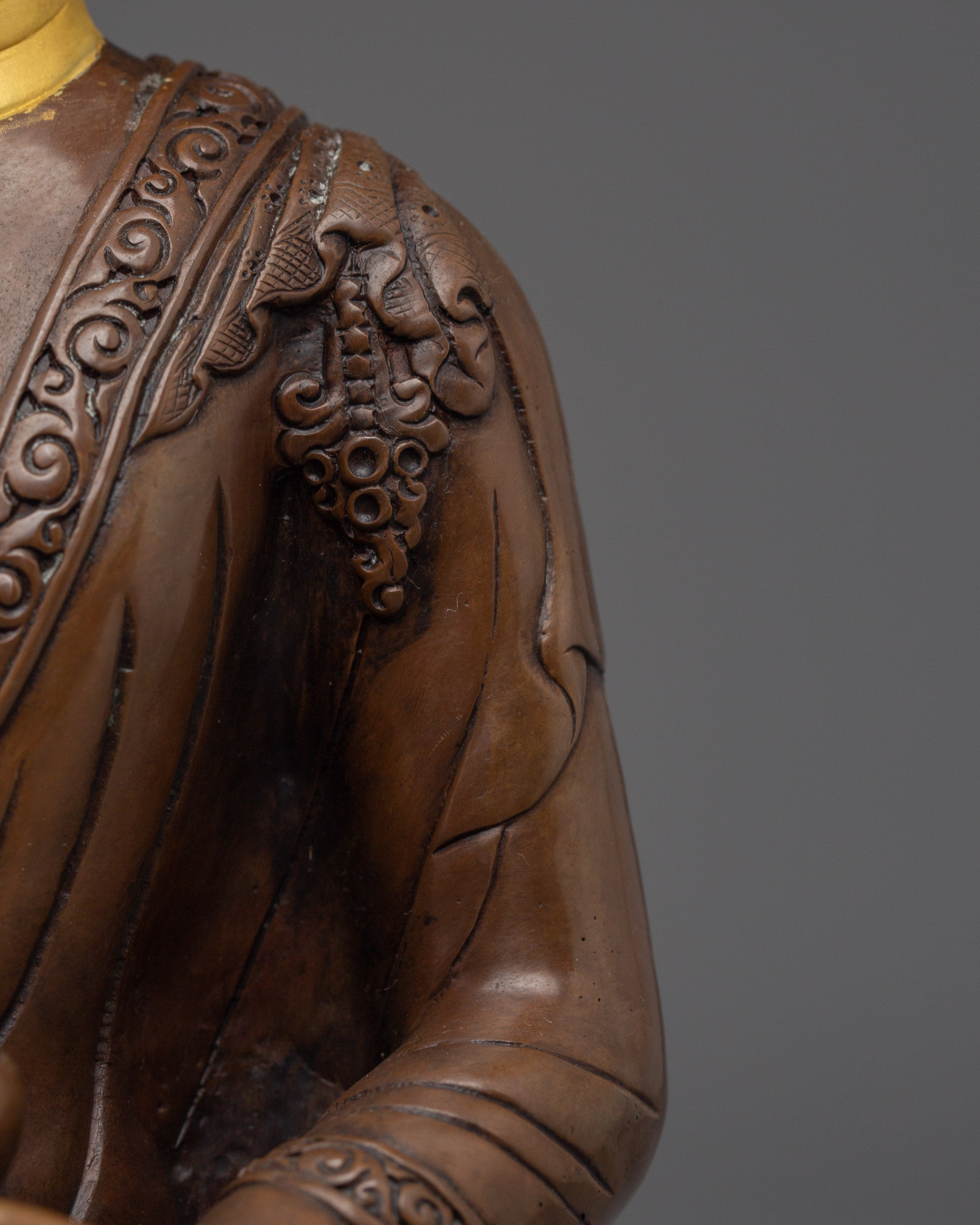 Shakyamuni Buddha Oxidized Copper Sculpture | Symbol of Enlightenment