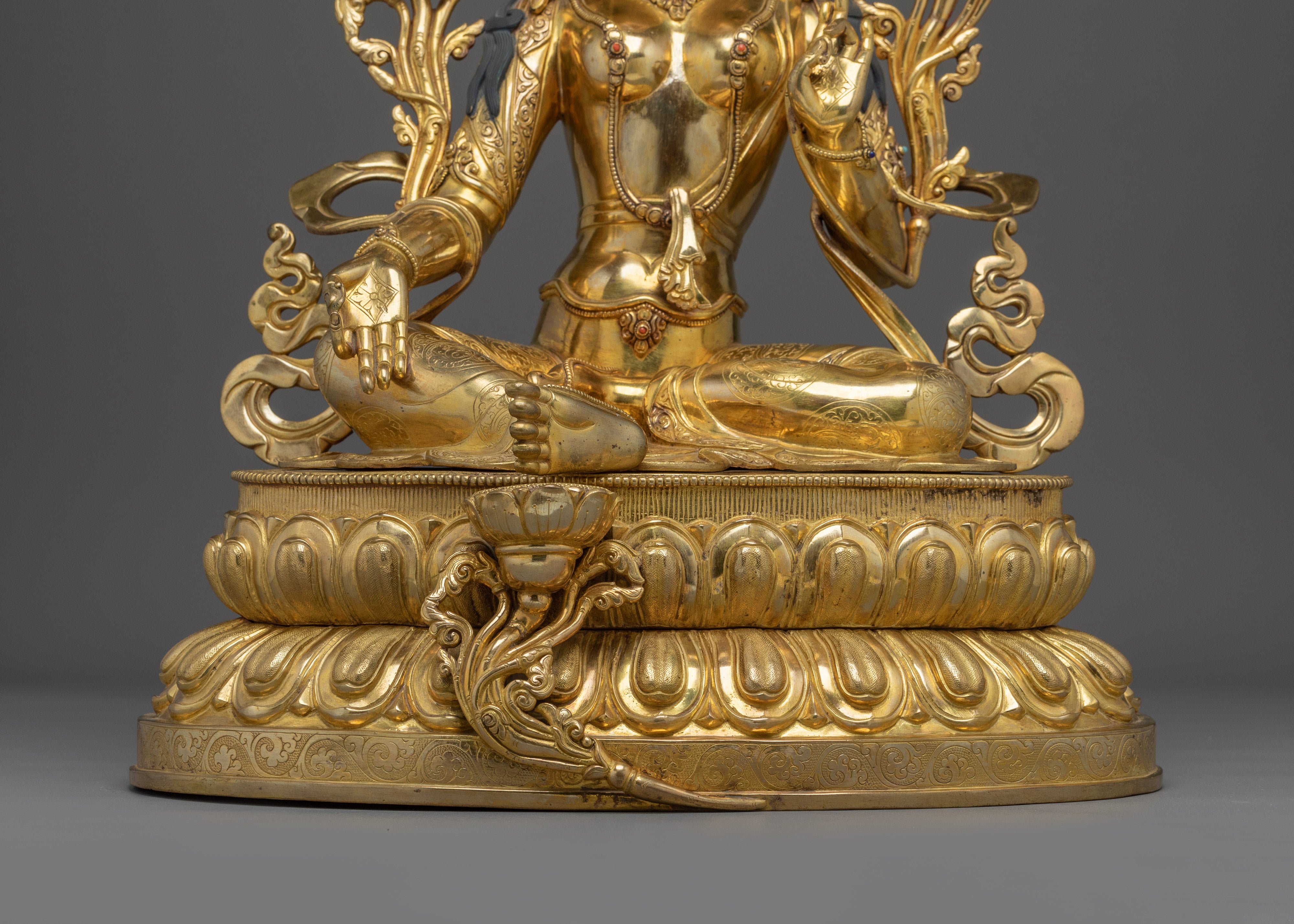 Healing Deity Green Tara | Nepalese Buddhist Art