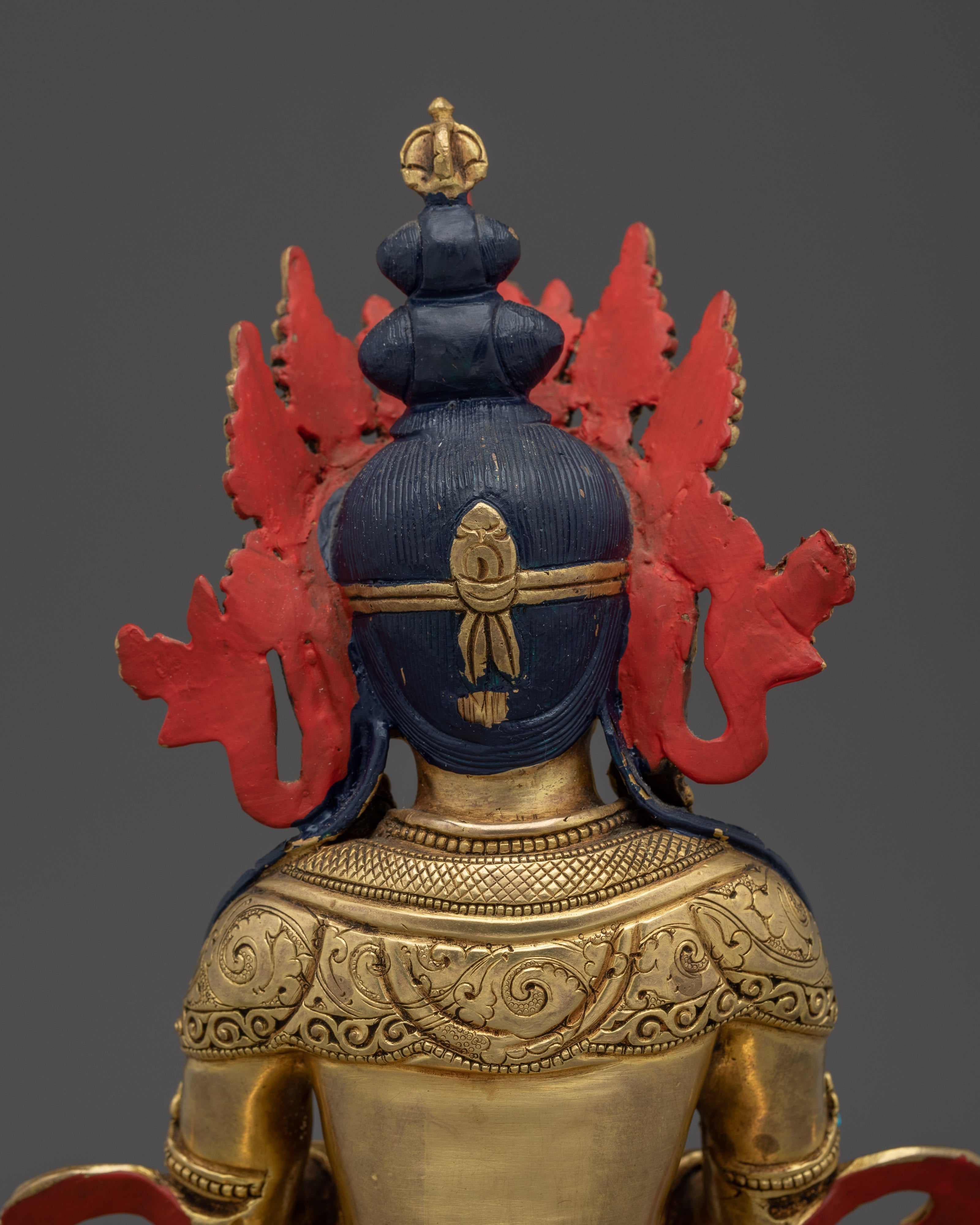 Vajradhara Copper Golden Statue | Buddhist Primodial Buddha