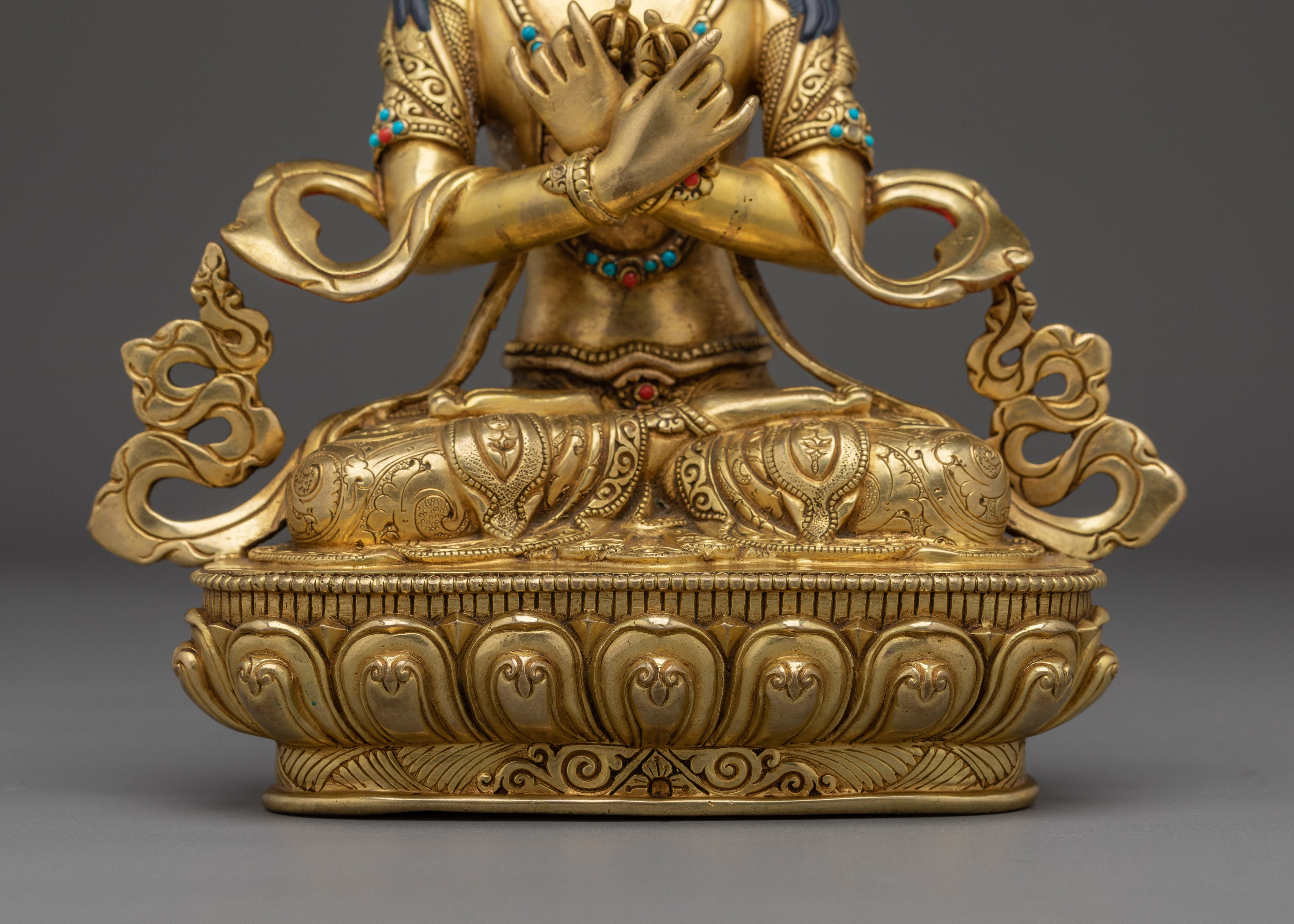 Vajradhara Copper Golden Statue | Buddhist Primodial Buddha