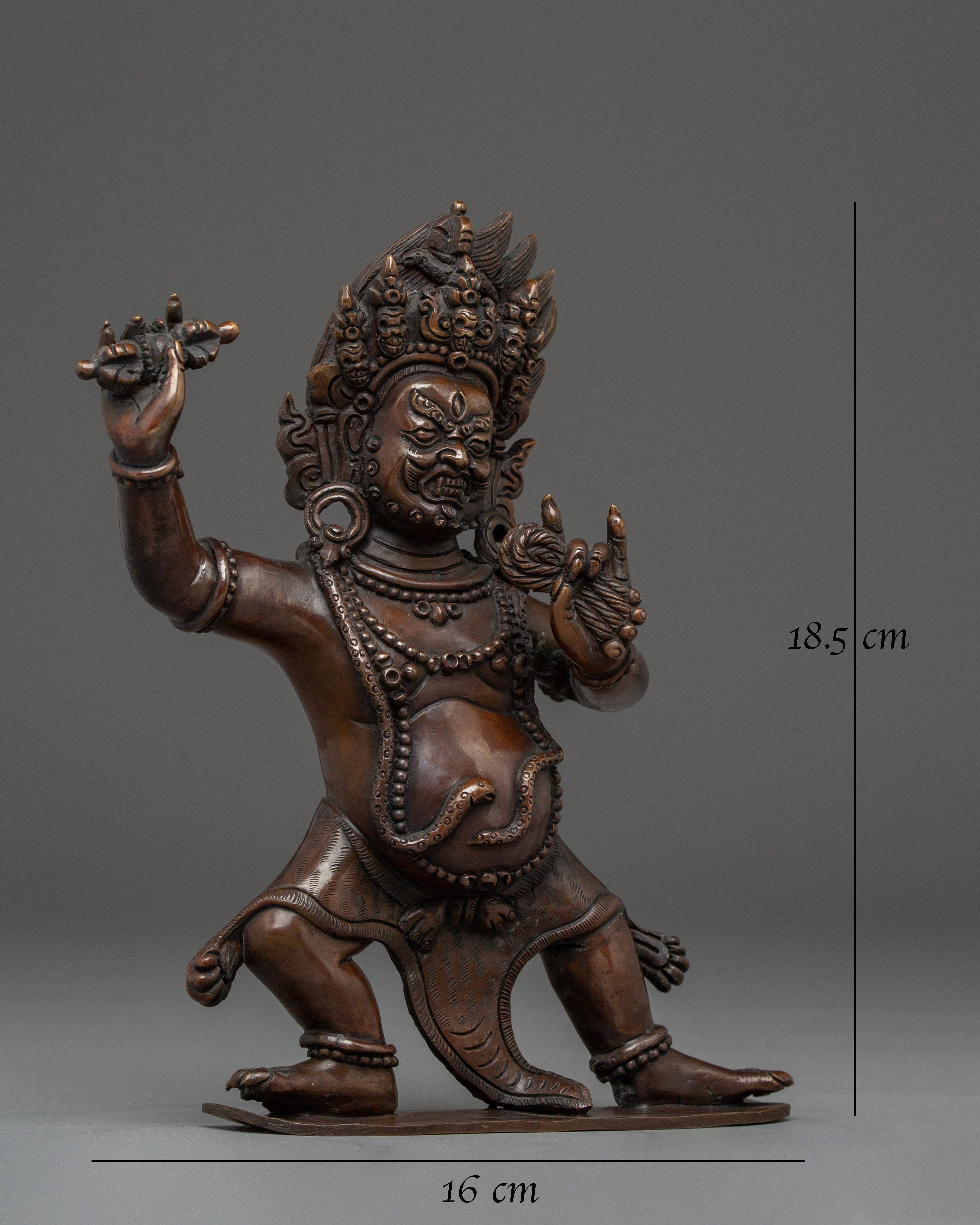 Vajrapani Statue: Wrathful Bodhisattva