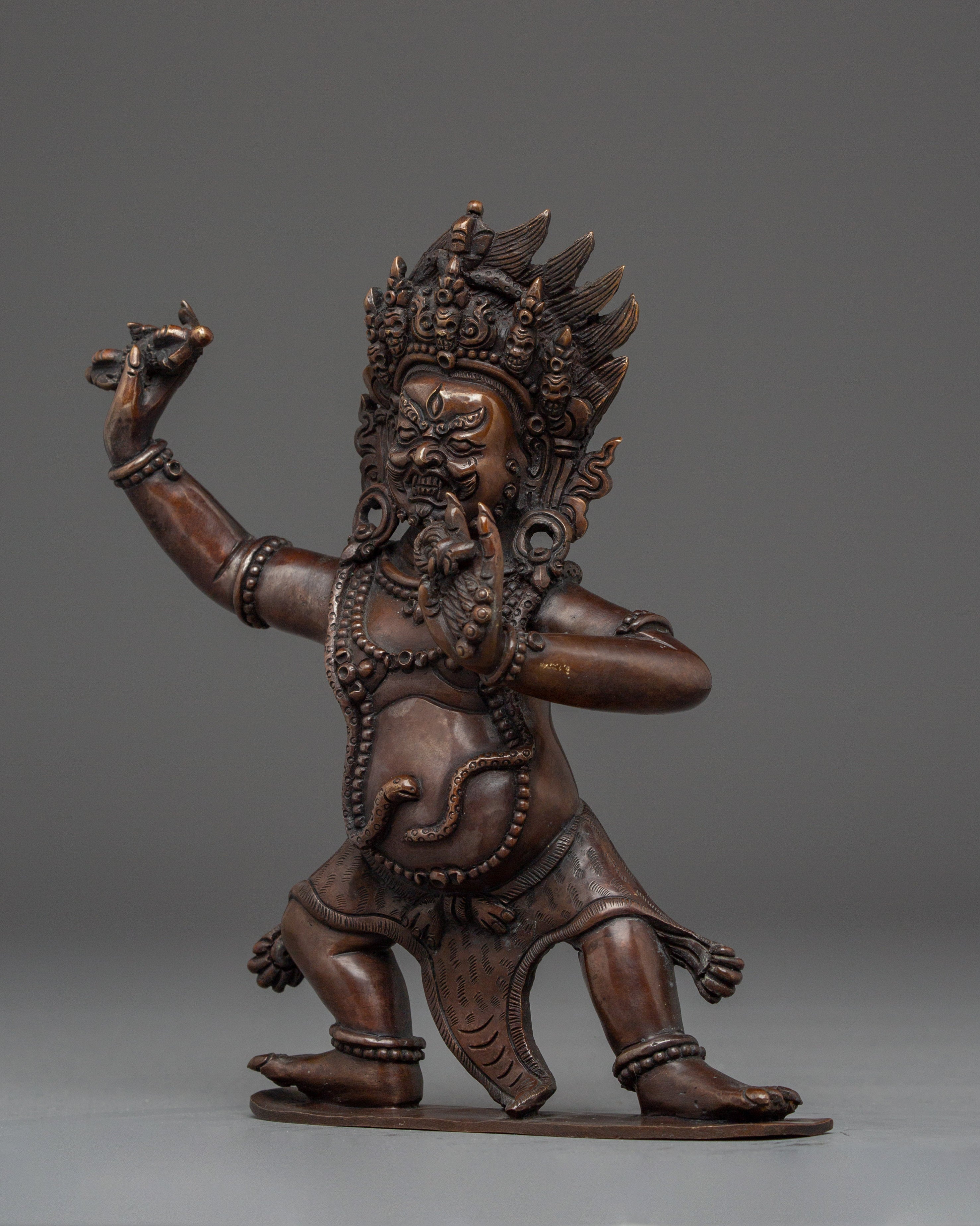 Vajrapani Statue: Wrathful Bodhisattva