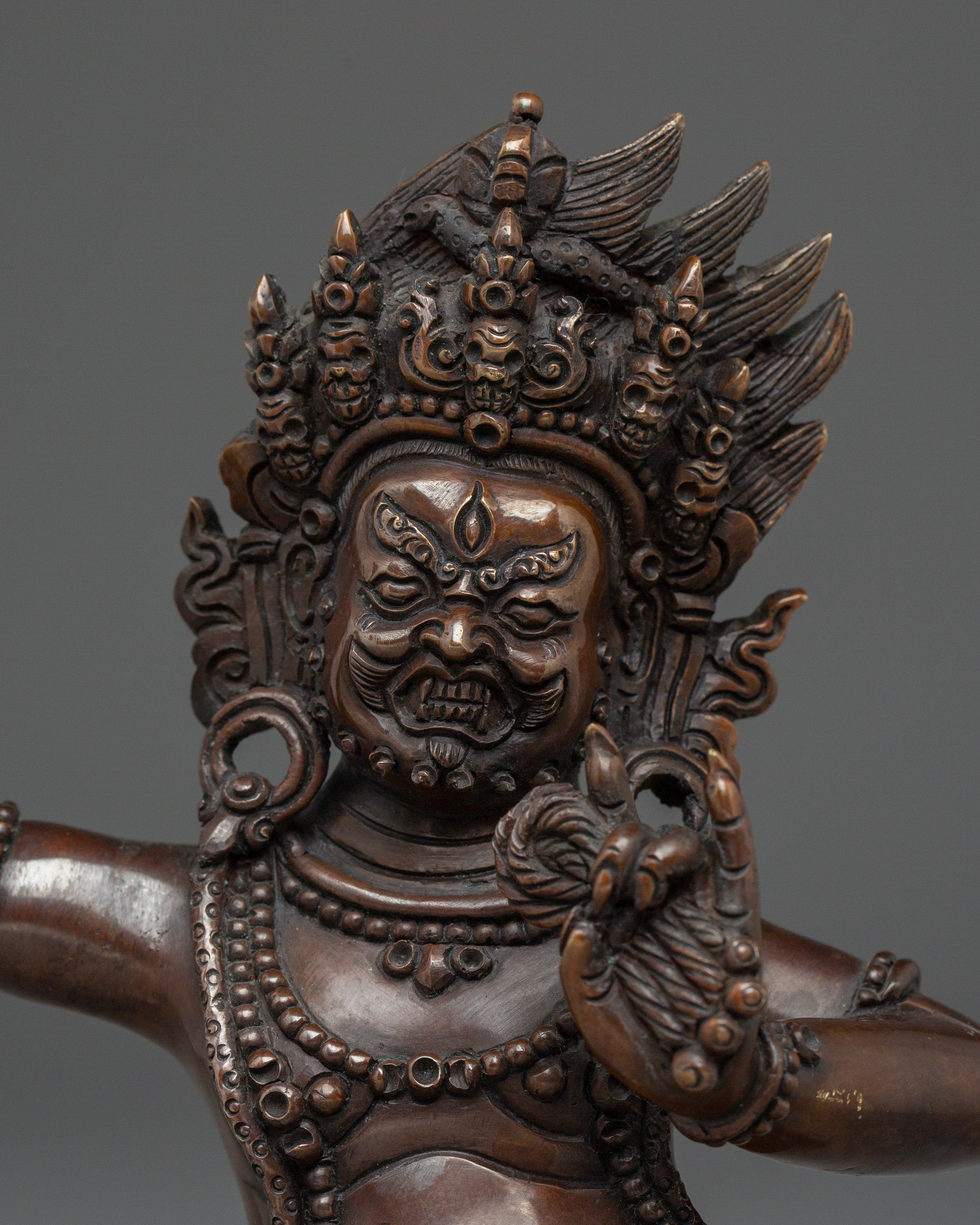 Vajrapani Statue: Wrathful Bodhisattva