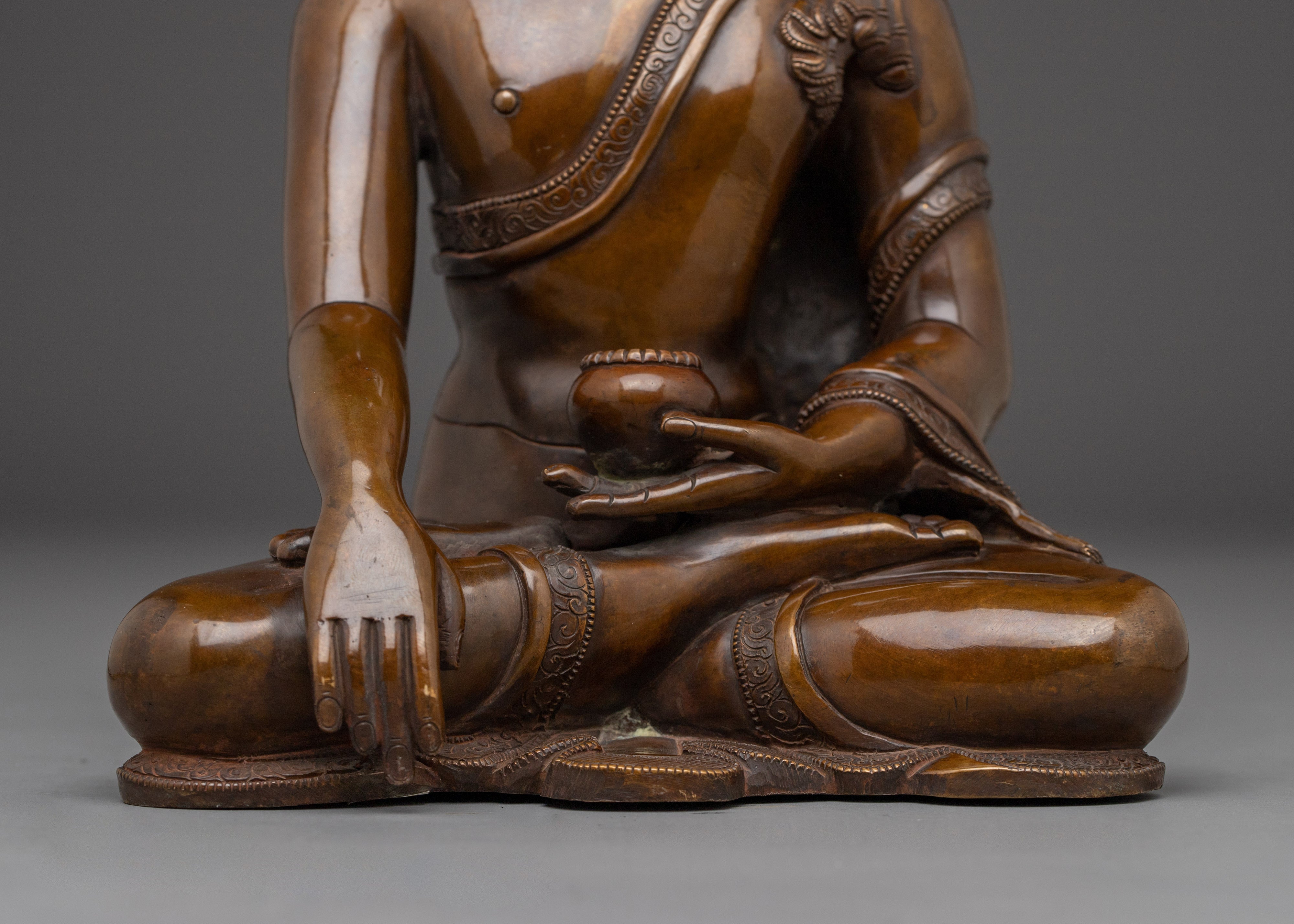 Peaceful Meditation Icon Shakyamuni Buddha | Spiritual Awakening Symbol