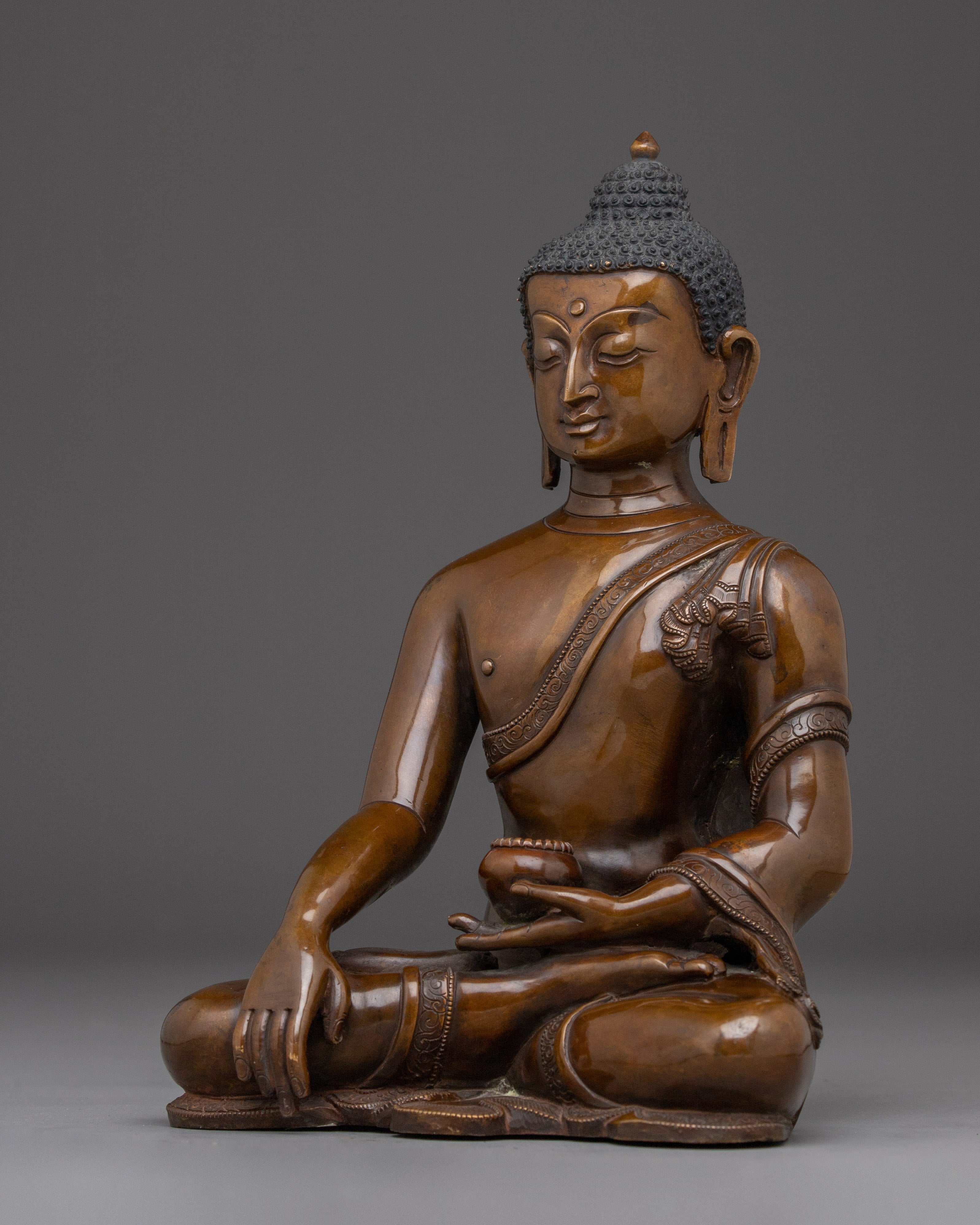 Peaceful Meditation Icon Shakyamuni Buddha | Spiritual Awakening Symbol