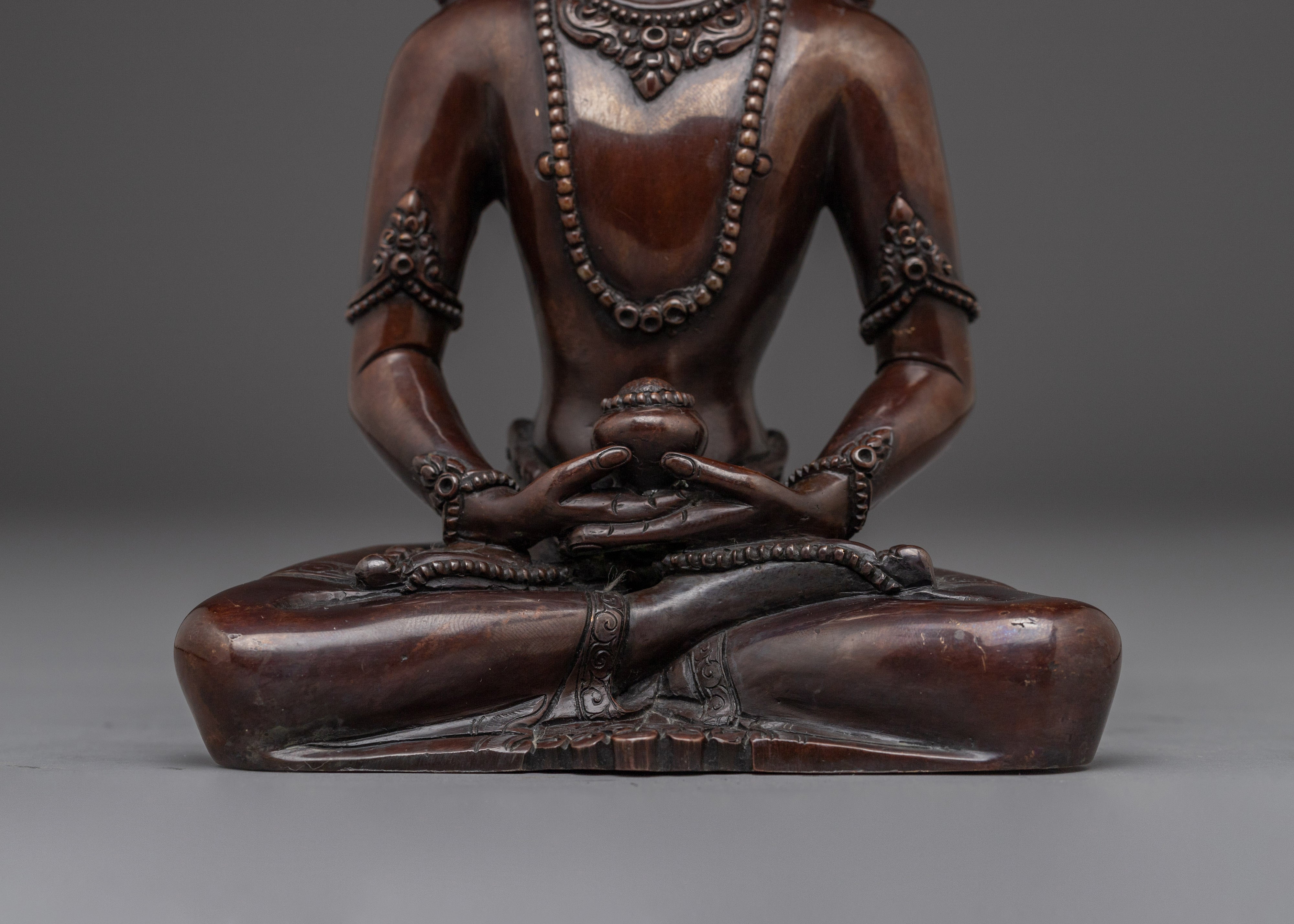 Crown Amitabha Buddha Sculpture | Buddha of Infinite light